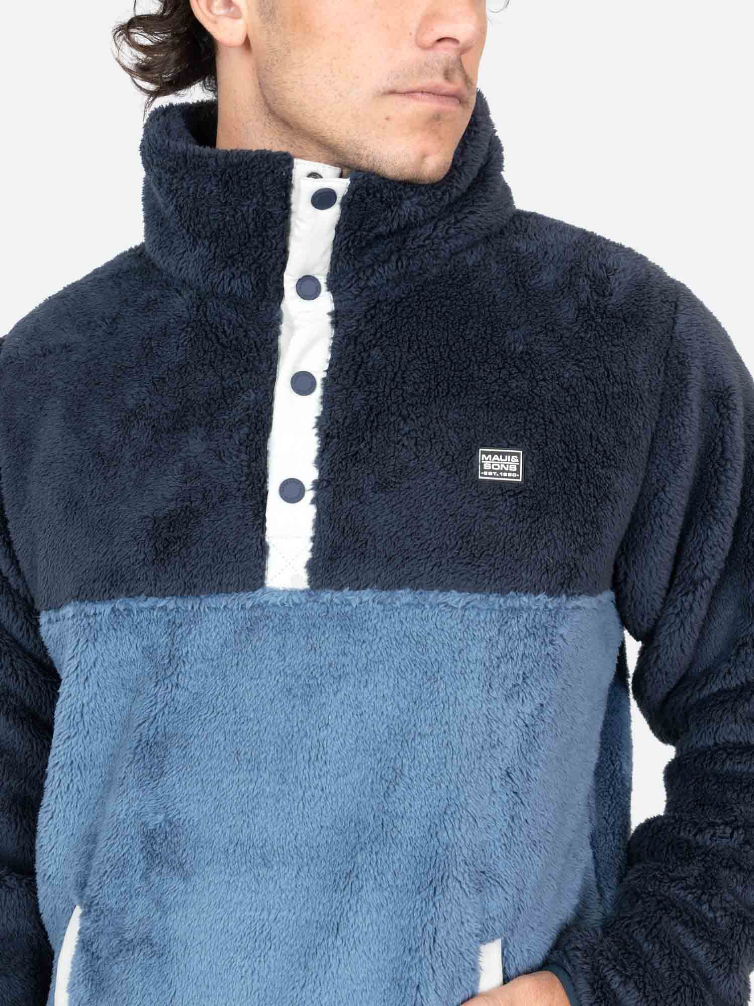 POLERON CHIPORRO LEÓN AZUL HOMBRE MAUI AND SONS - 3
