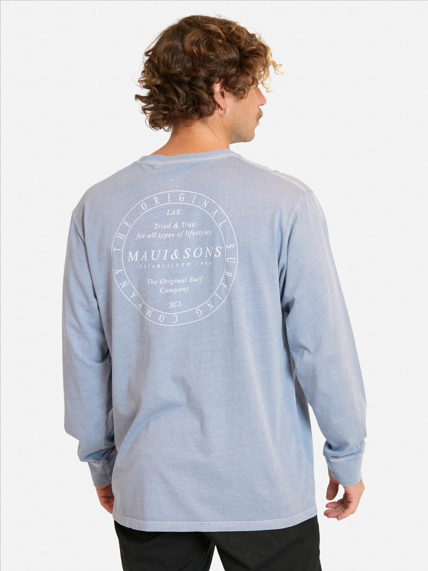 POLERA ML MENOY MORADO HOMBRE MAUI AND SONS - 2