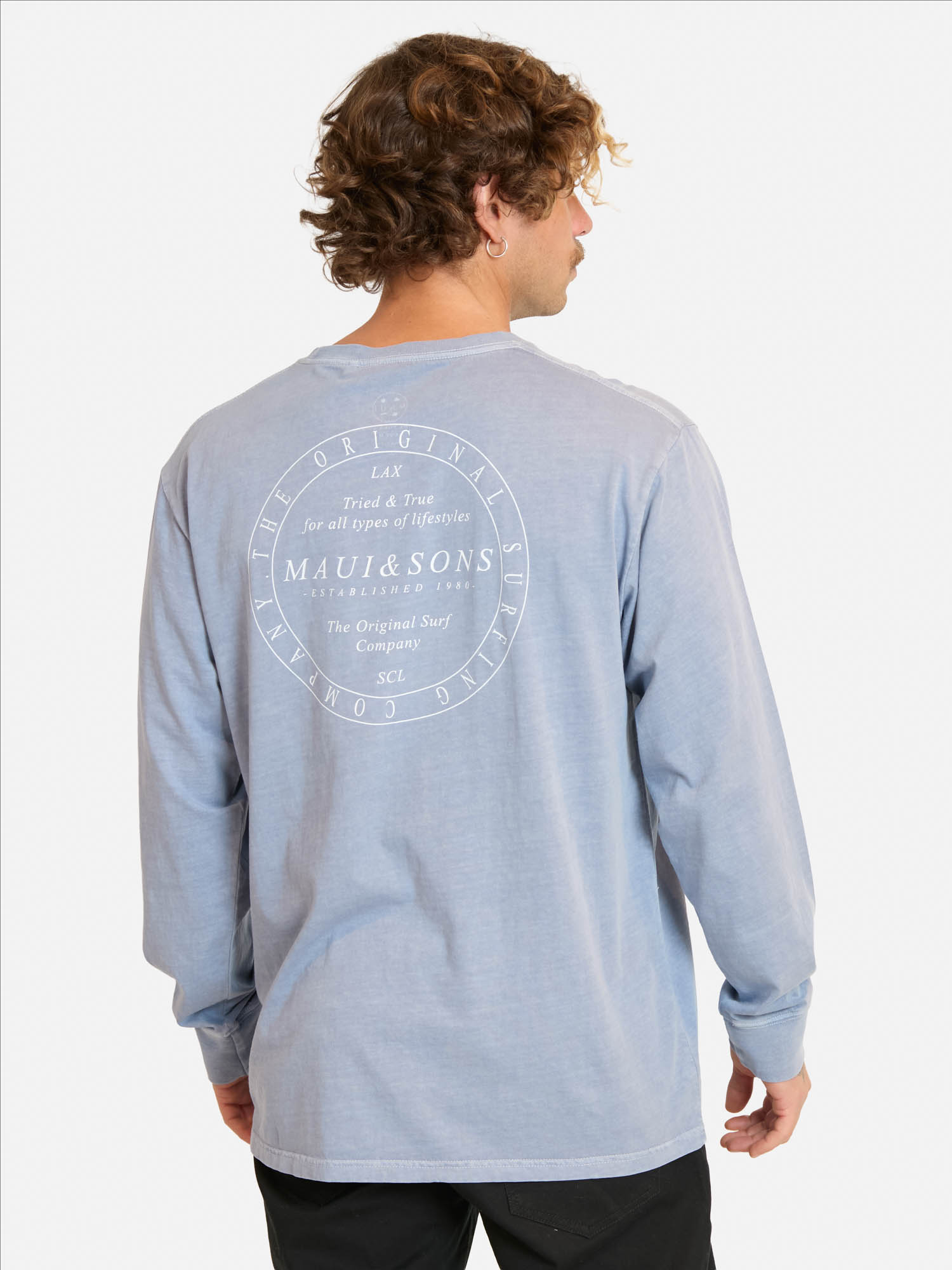 POLERA ML MENOY MORADO HOMBRE MAUI AND SONS - 2