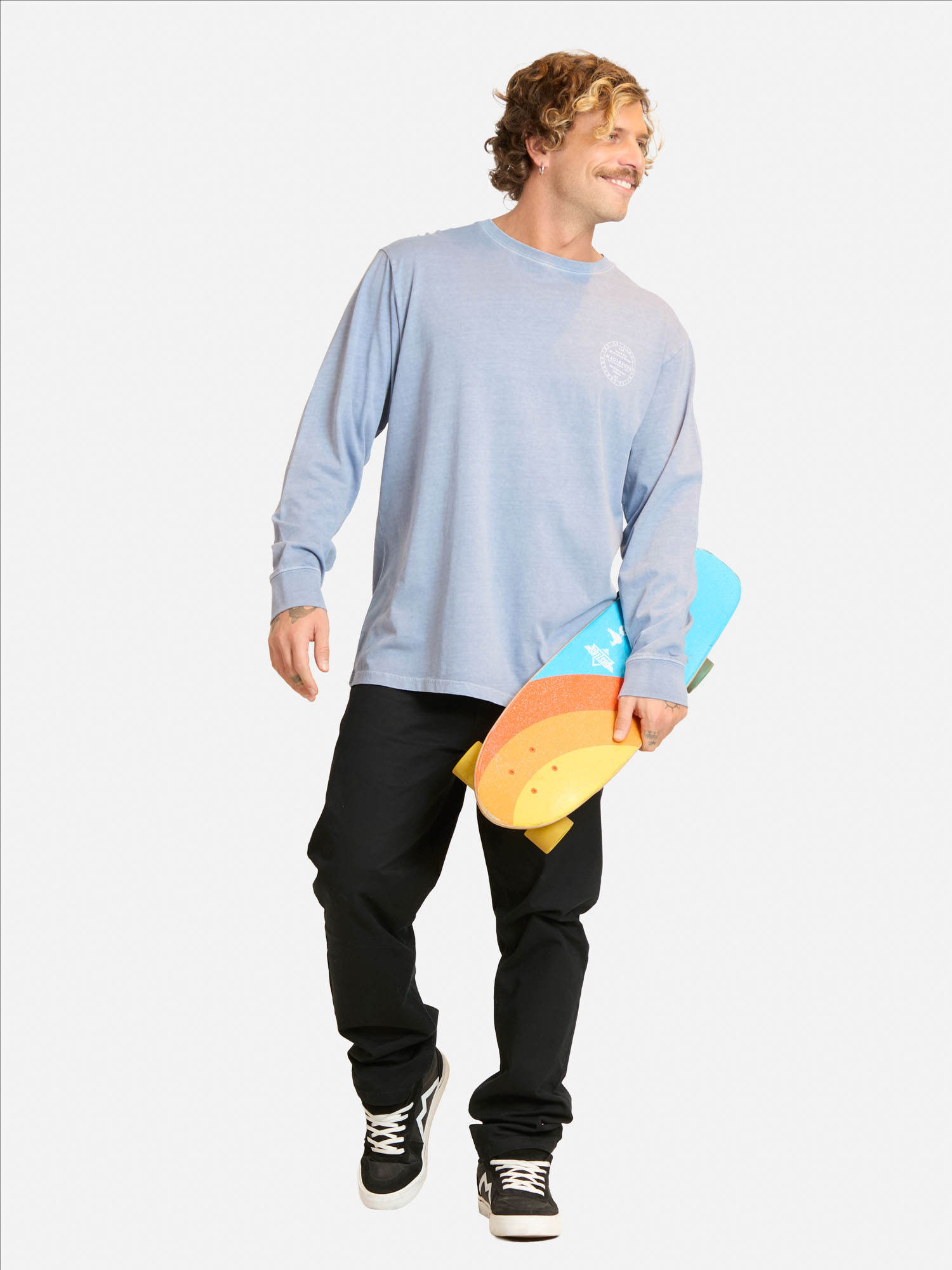 POLERA ML MENOY MORADO HOMBRE MAUI AND SONS - 4