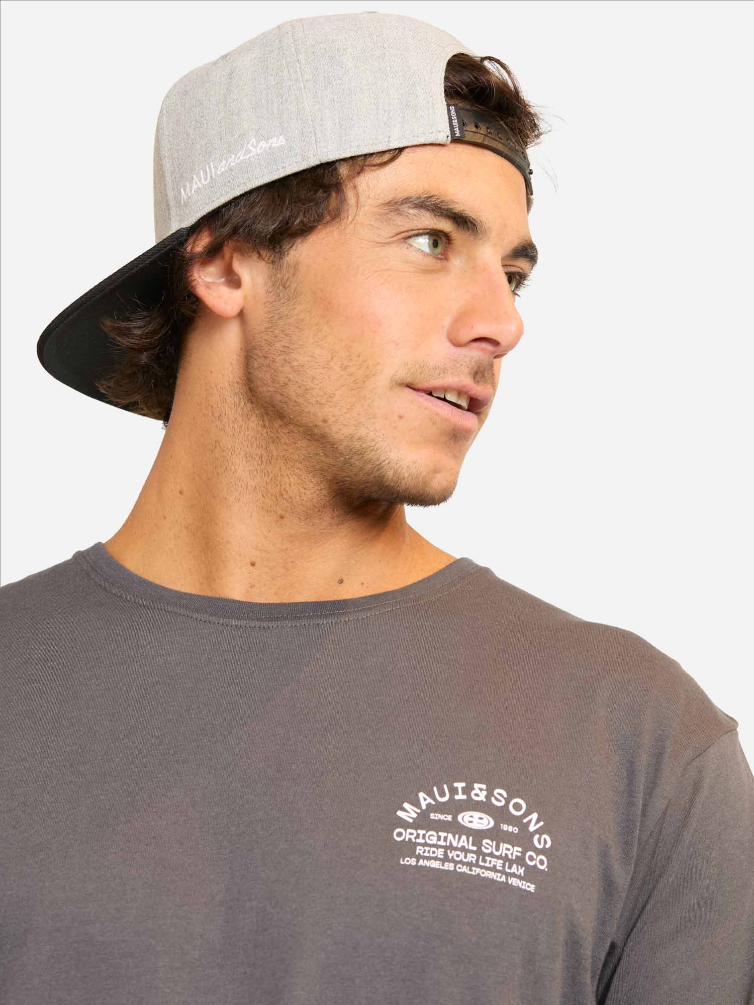POLERA ML PIREL GRIS HOMBRE MAUI AND SONS - 3