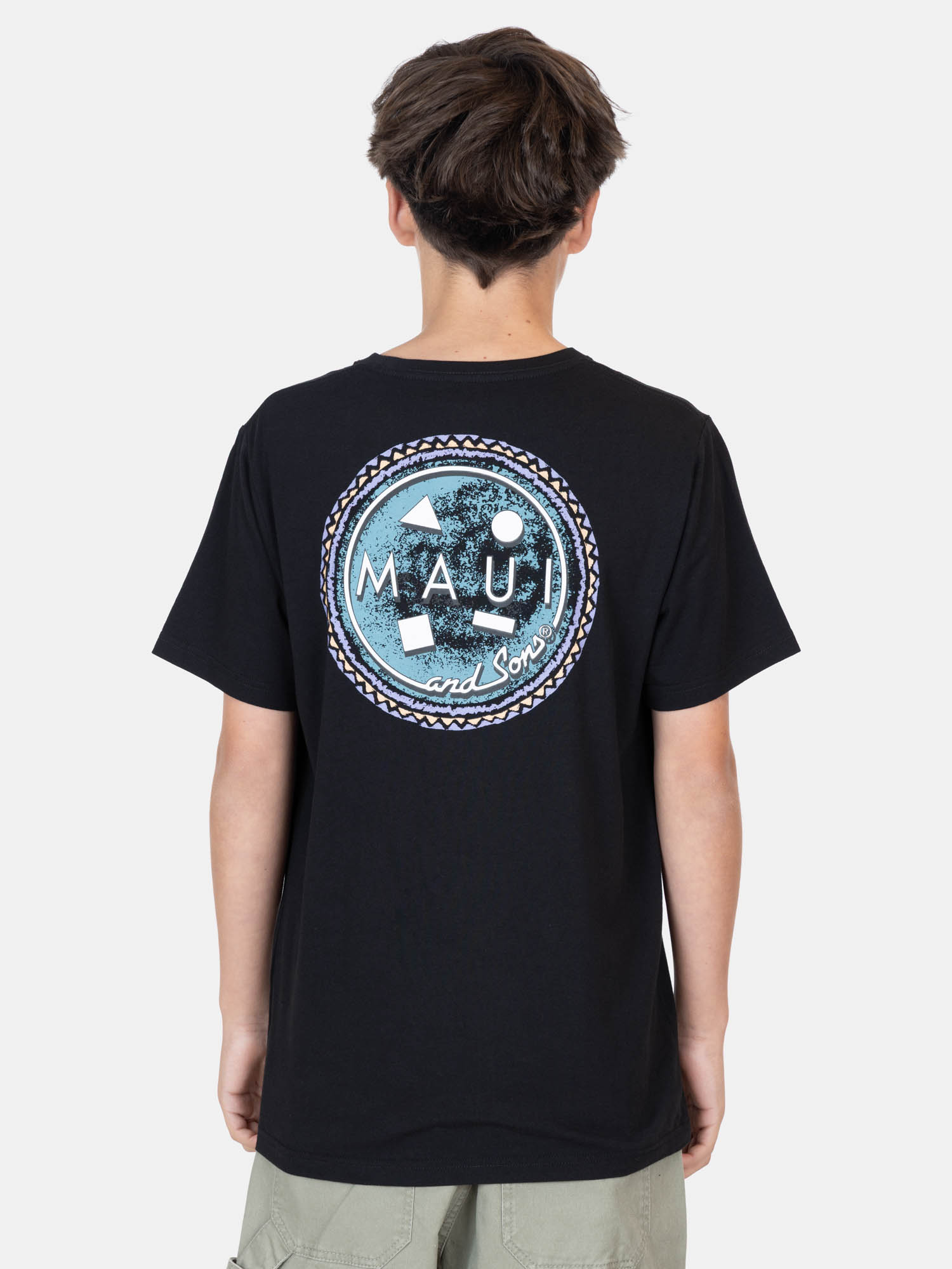 POLERA MC MAREALUX EN COLOR NEGRO INFANTIL MAUI AND SONS - 2