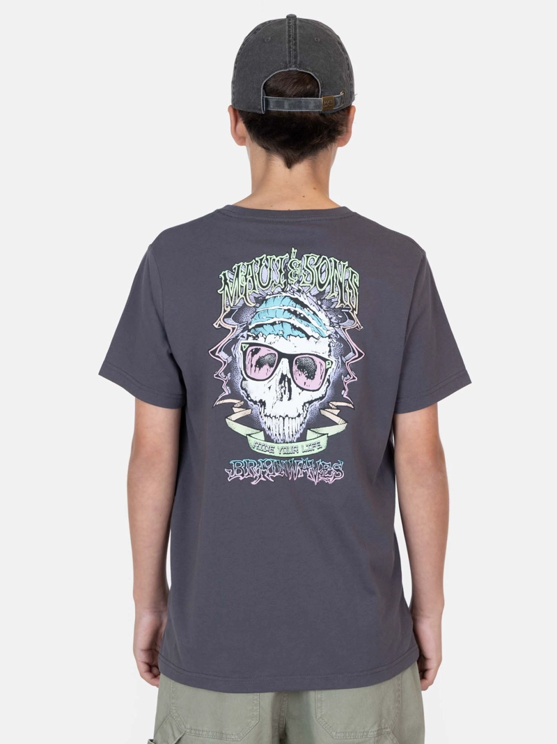 POLERA MC SEASNAPS GRIS INFANTIL MAUI AND SONS - 2