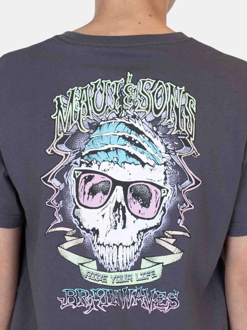 POLERA MC SEASNAPS GRIS INFANTIL MAUI AND SONS - 3