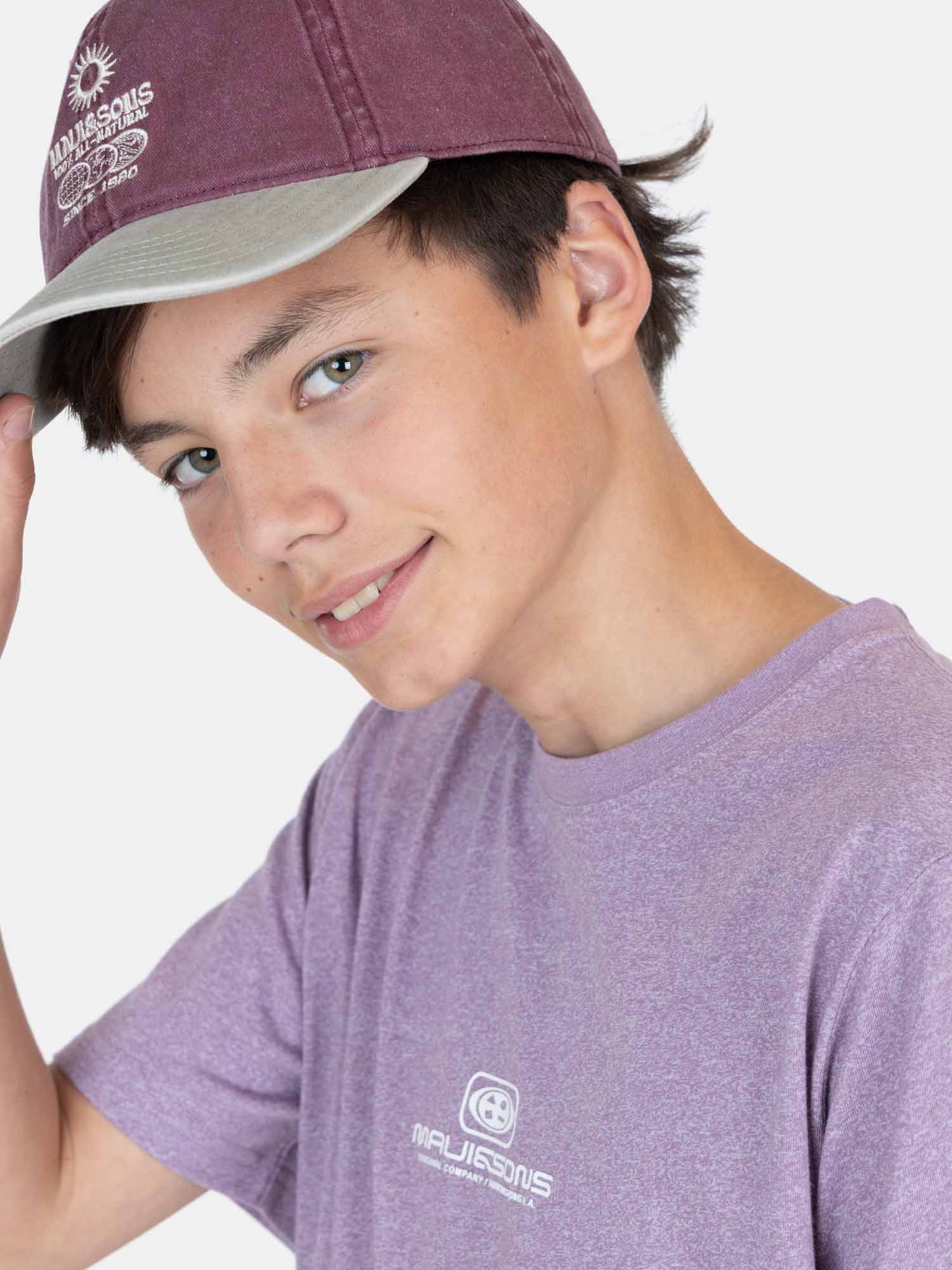 POLERA MC OCÉANO RIDER MORADO INFANTIL MAUI AND SONS - 3