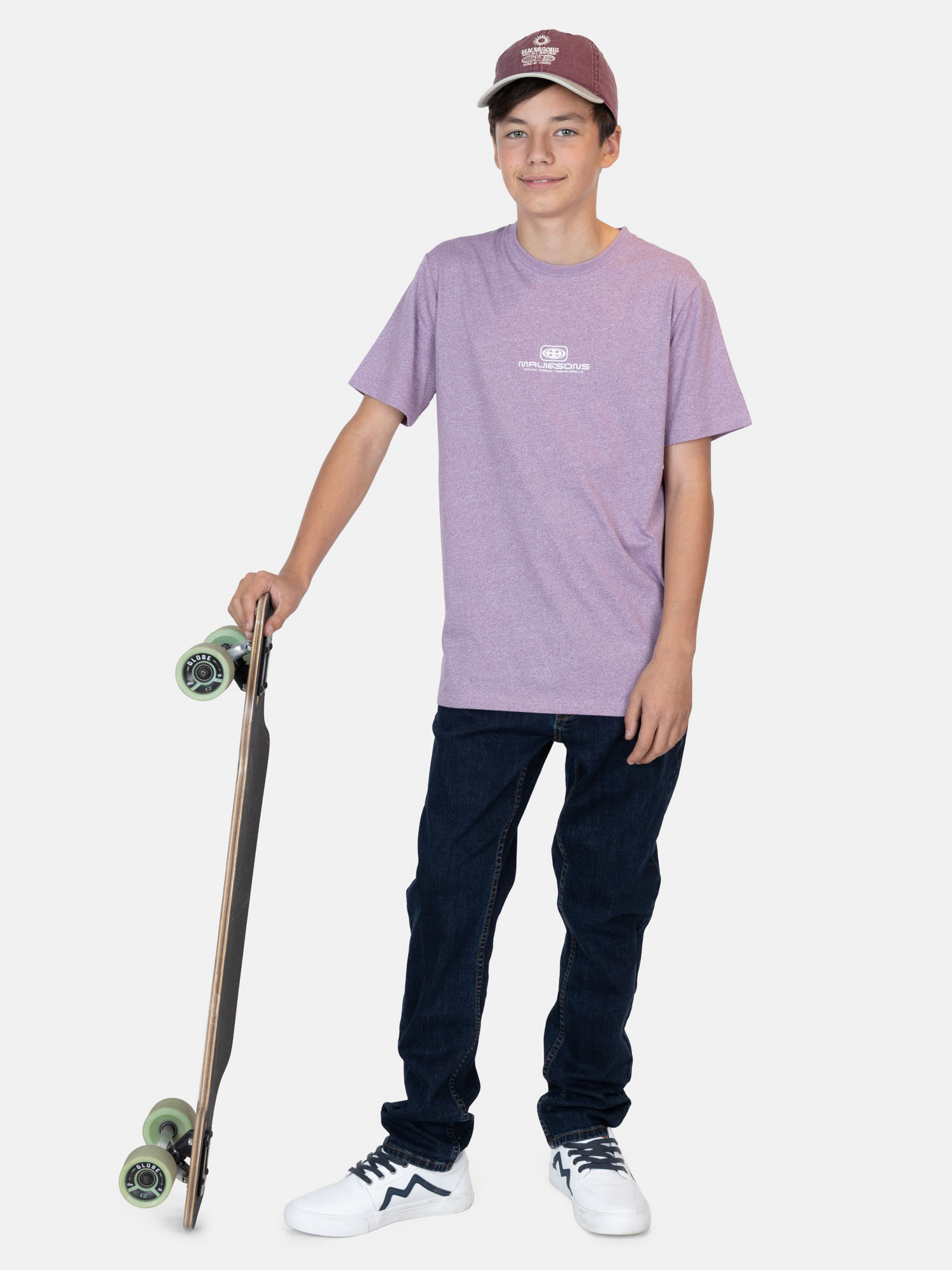 POLERA MC OCÉANO RIDER MORADO INFANTIL MAUI AND SONS - 4