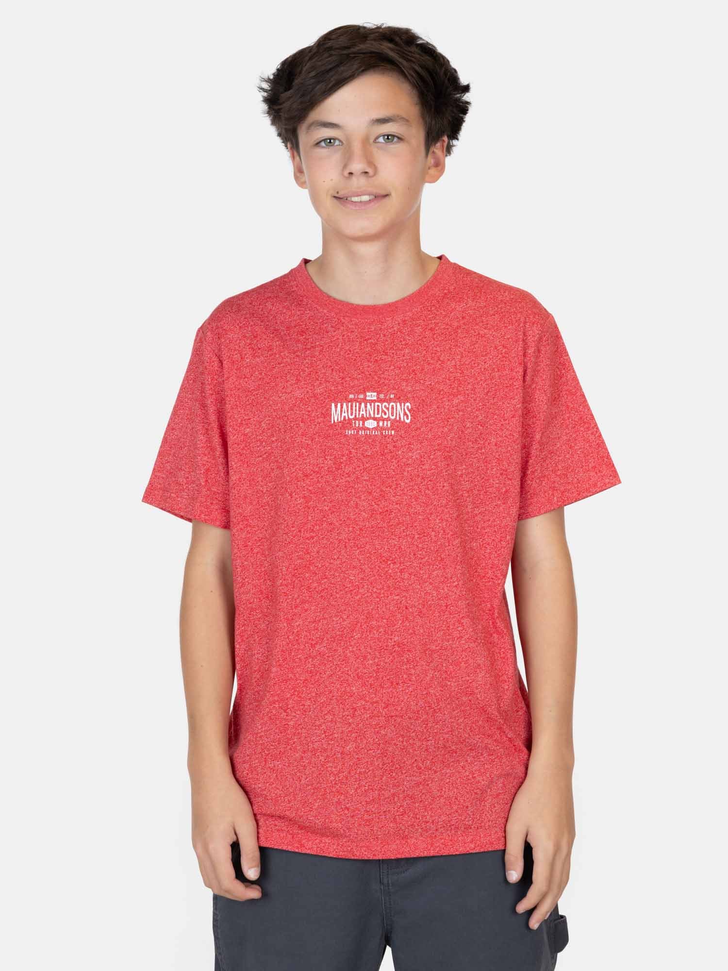 POLERA MC NUBE EN COLOR ROJO INFANTIL MAUI AND SONS - 1