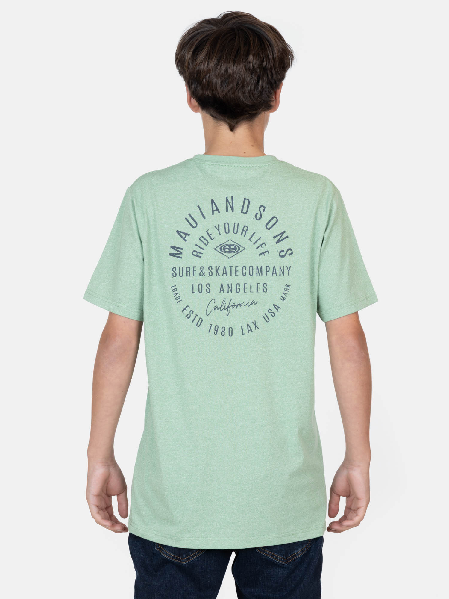 POLERA MC ECLIPSE VERDE INFANTIL MAUI AND SONS - 2