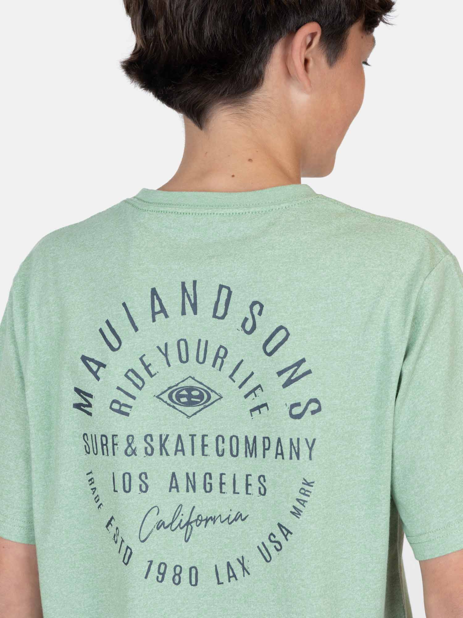 POLERA MC ECLIPSE VERDE INFANTIL MAUI AND SONS - 3
