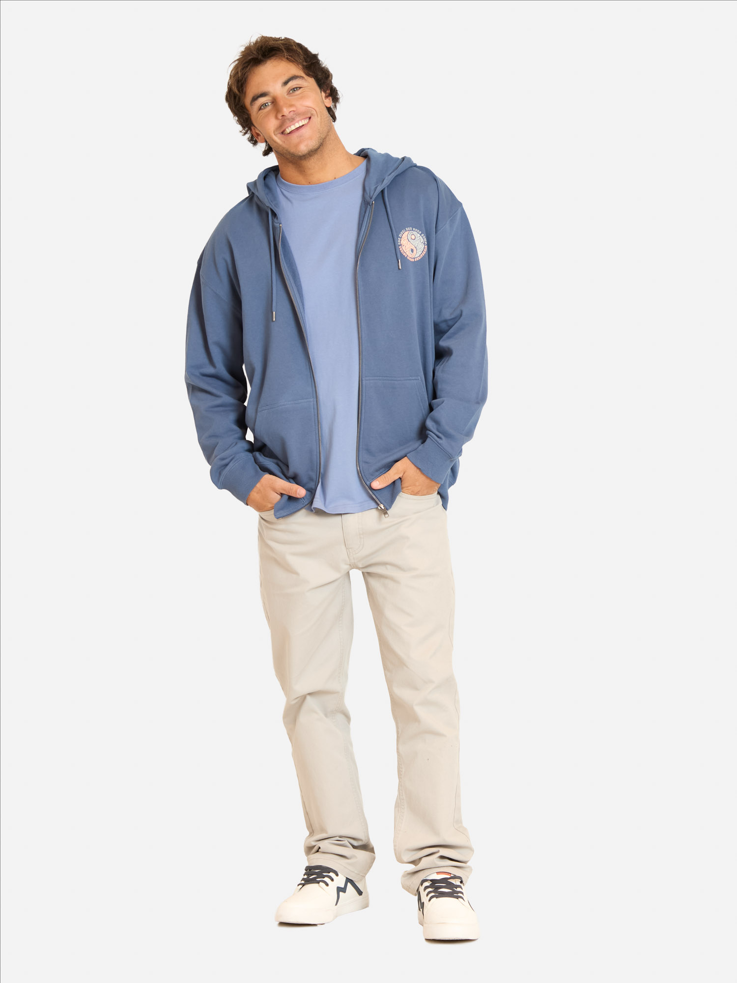 POLERON FZ FLOWBAY AZUL HOMBRE MAUI AND SONS - 4