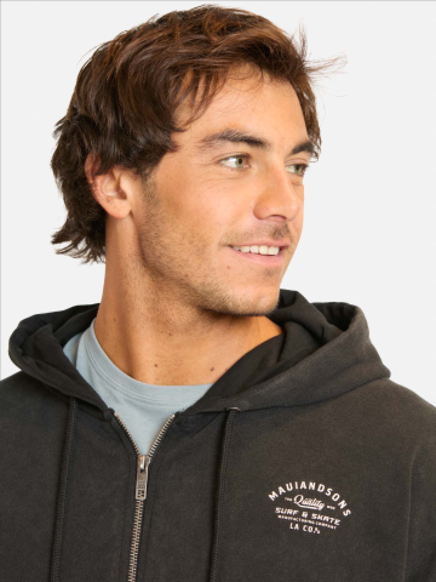 POLERON FZ CHILLORA EN COLOR NEGRO HOMBRE MAUI AND SONS - 3