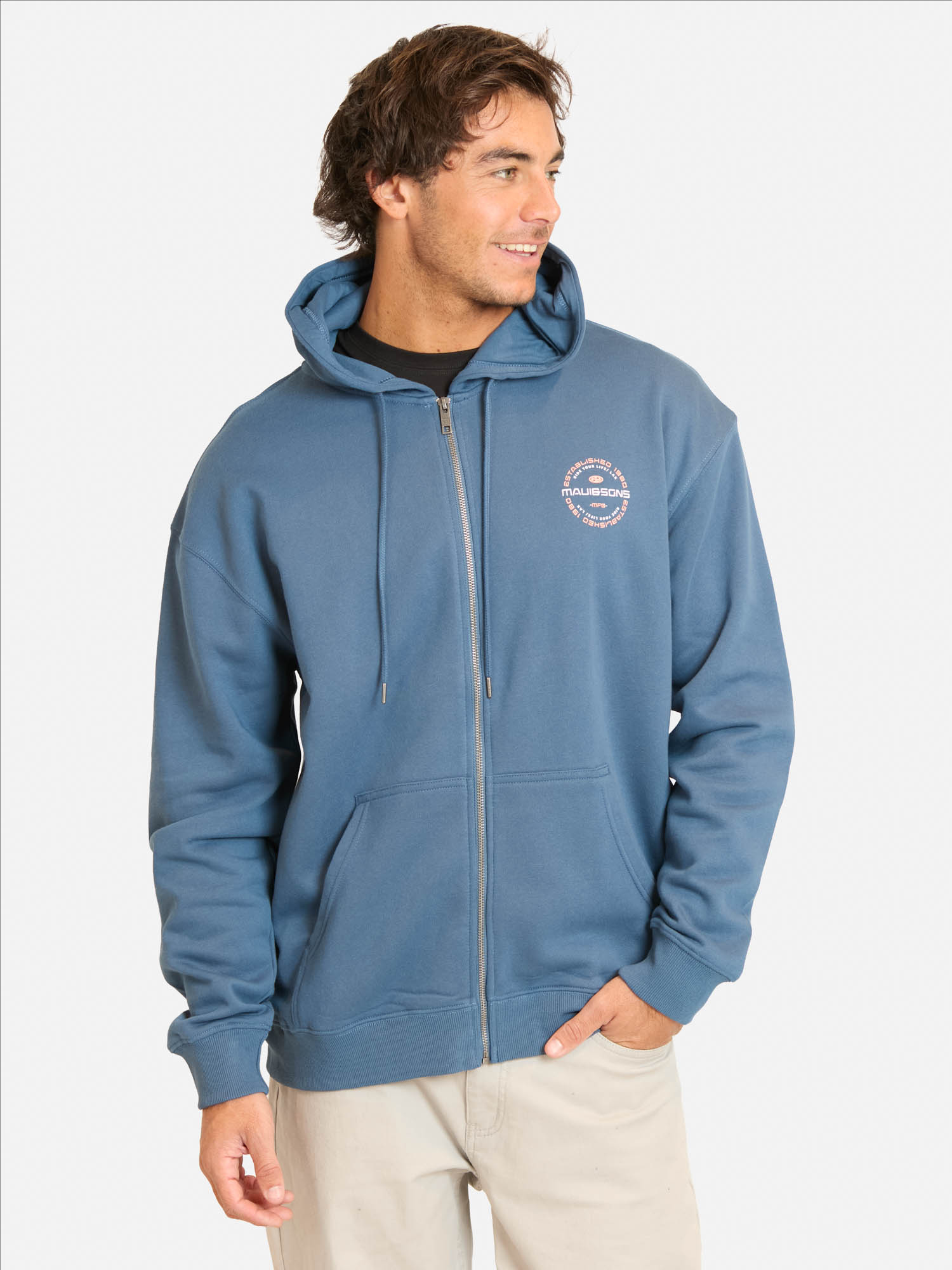 POLERON FZ BRISA AZUL HOMBRE MAUI AND SONS - 1