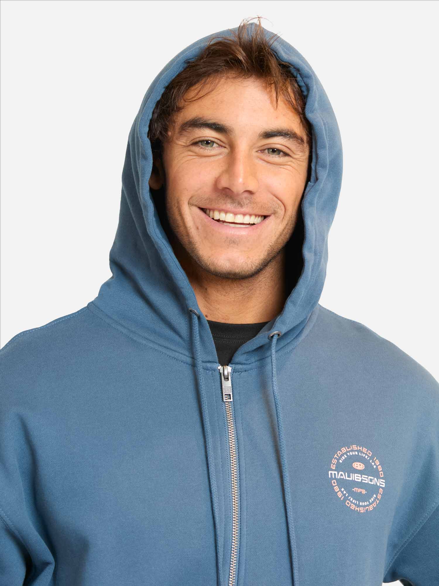 POLERON FZ BRISA AZUL HOMBRE MAUI AND SONS - 3