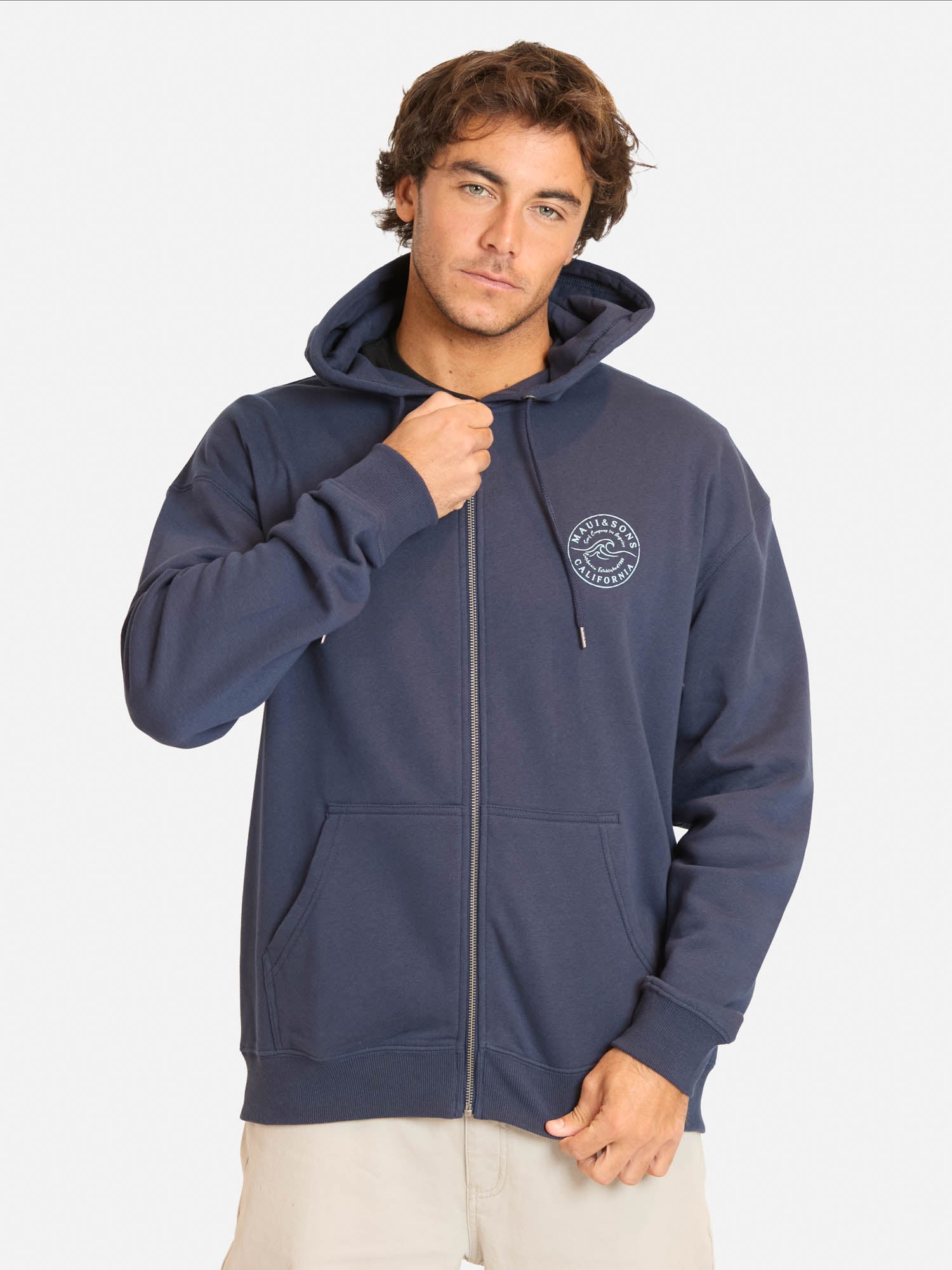 POLERON FZ MAREA AZUL HOMBRE MAUI AND SONS - 1