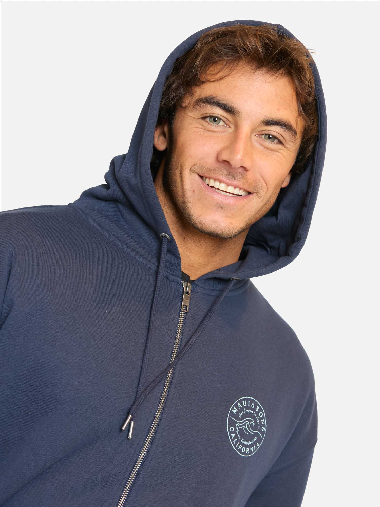 POLERON FZ MAREA AZUL HOMBRE MAUI AND SONS - 3