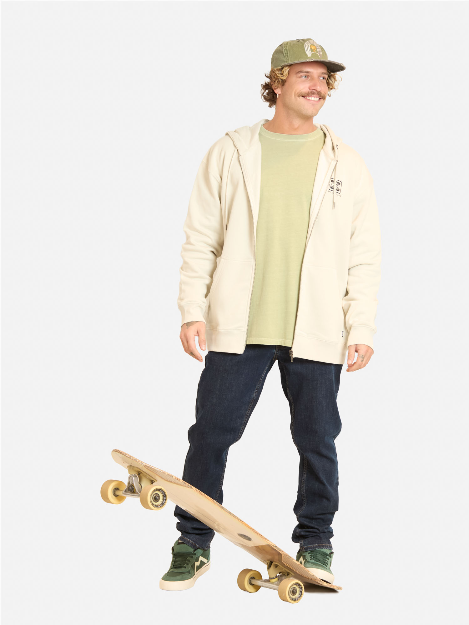 POLERON FZ TROPILUZ BEIGE HOMBRE MAUI AND SONS - 4