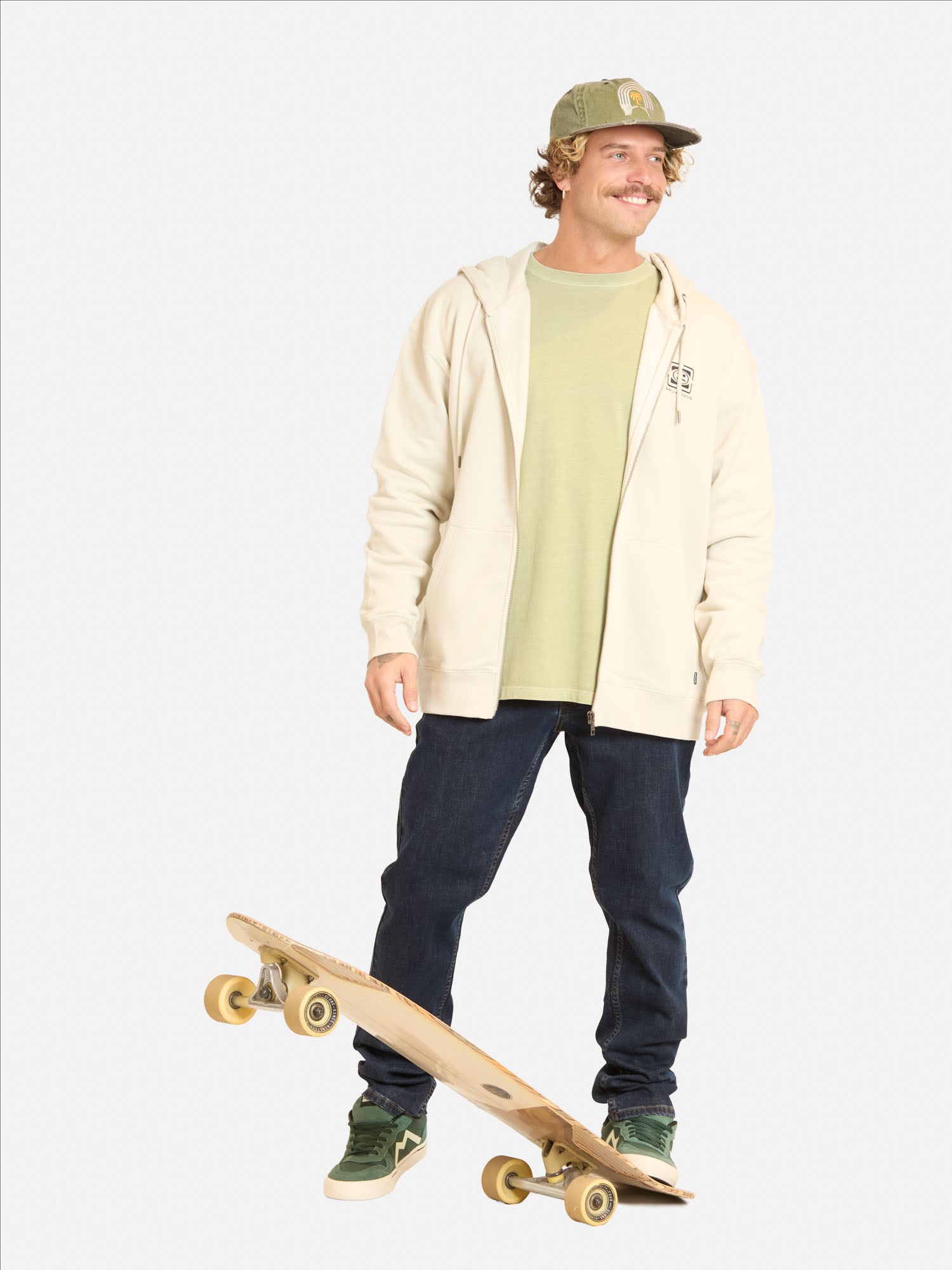 POLERON FZ TROPILUZ BEIGE HOMBRE MAUI AND SONS - 4
