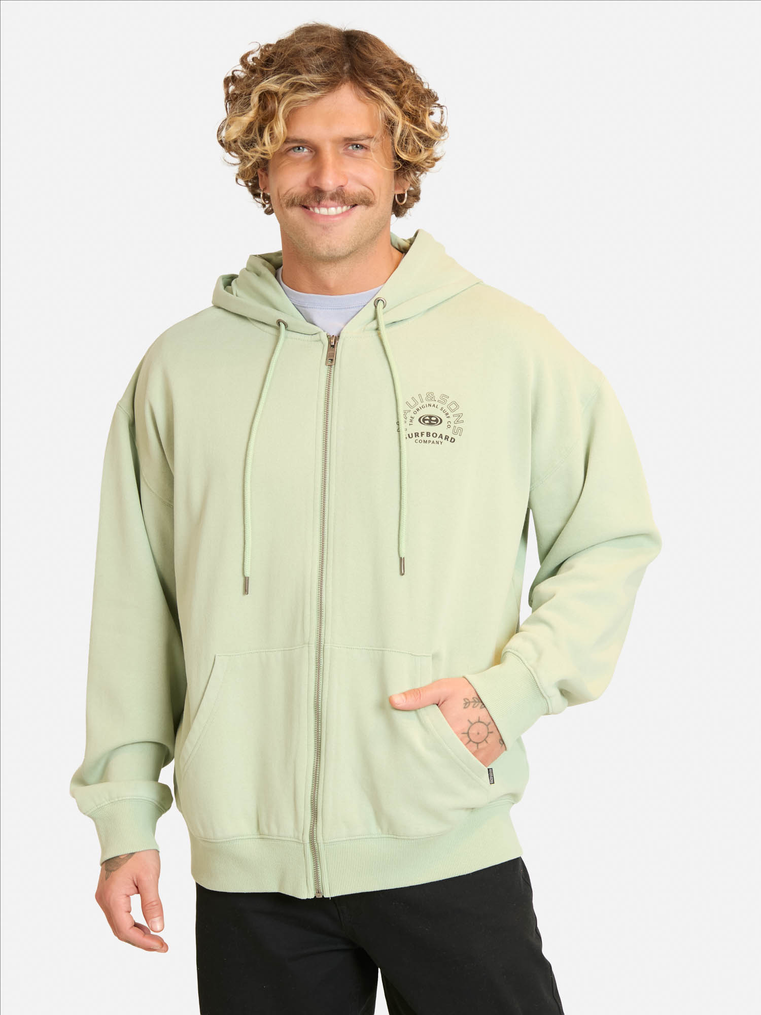 POLERON FZ SALITREX VERDE HOMBRE MAUI AND SONS - 1