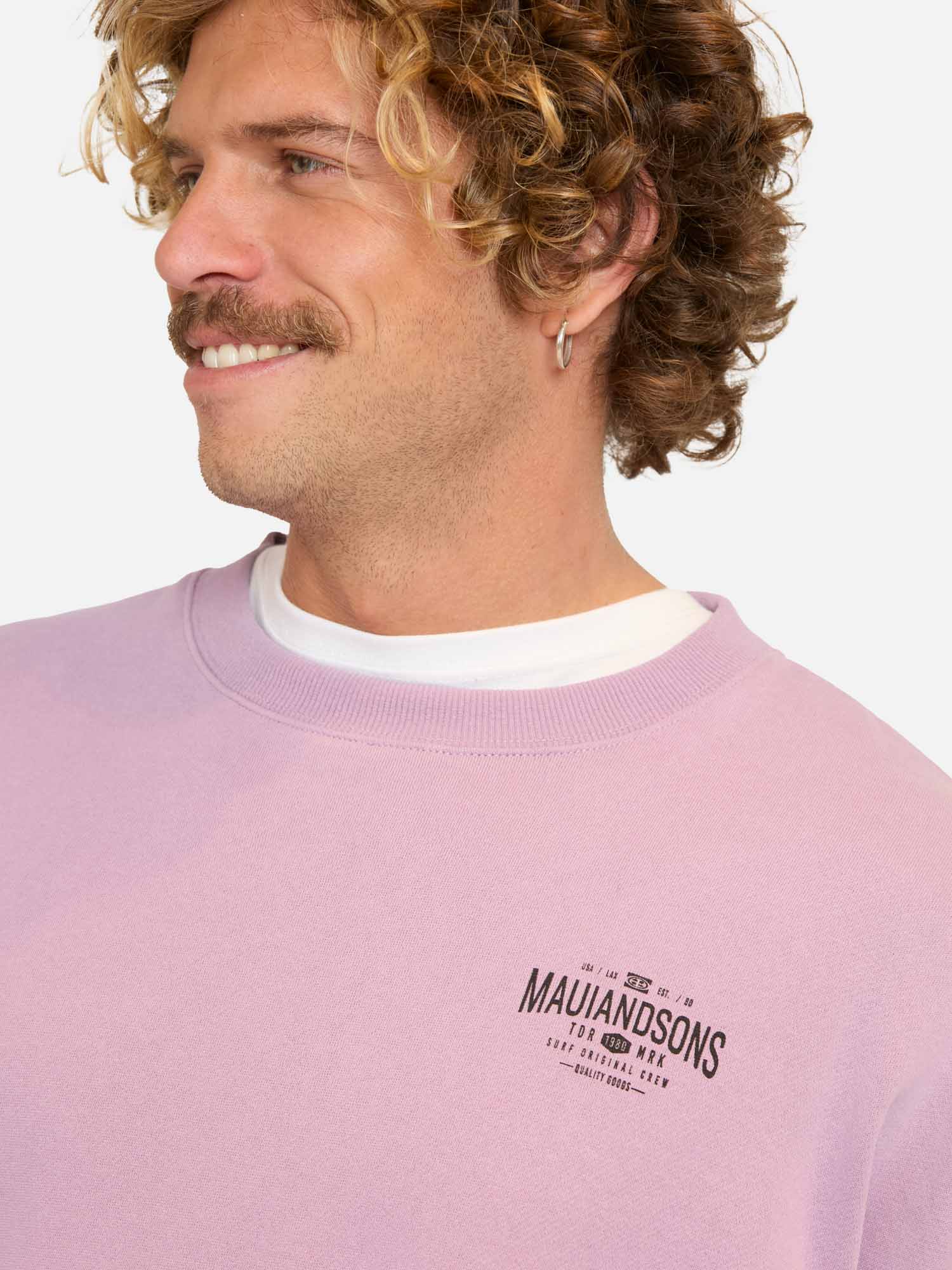 POLERON CR SOLORIA MORADO HOMBRE MAUI AND SONS - 3