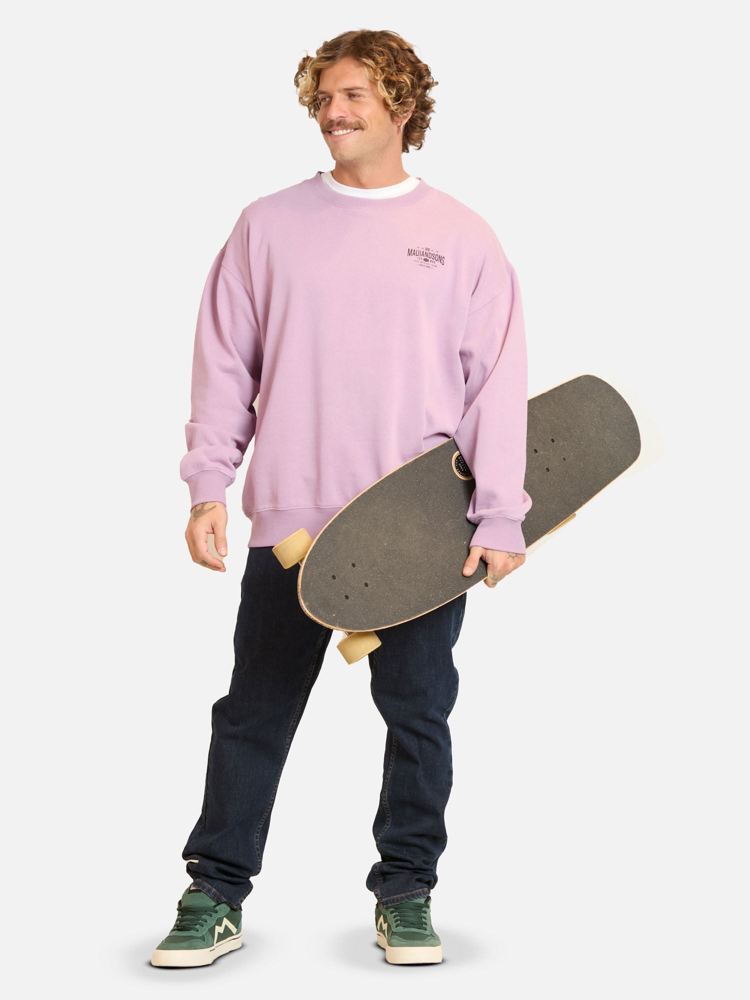 POLERON CR SOLORIA MORADO HOMBRE MAUI AND SONS - 4