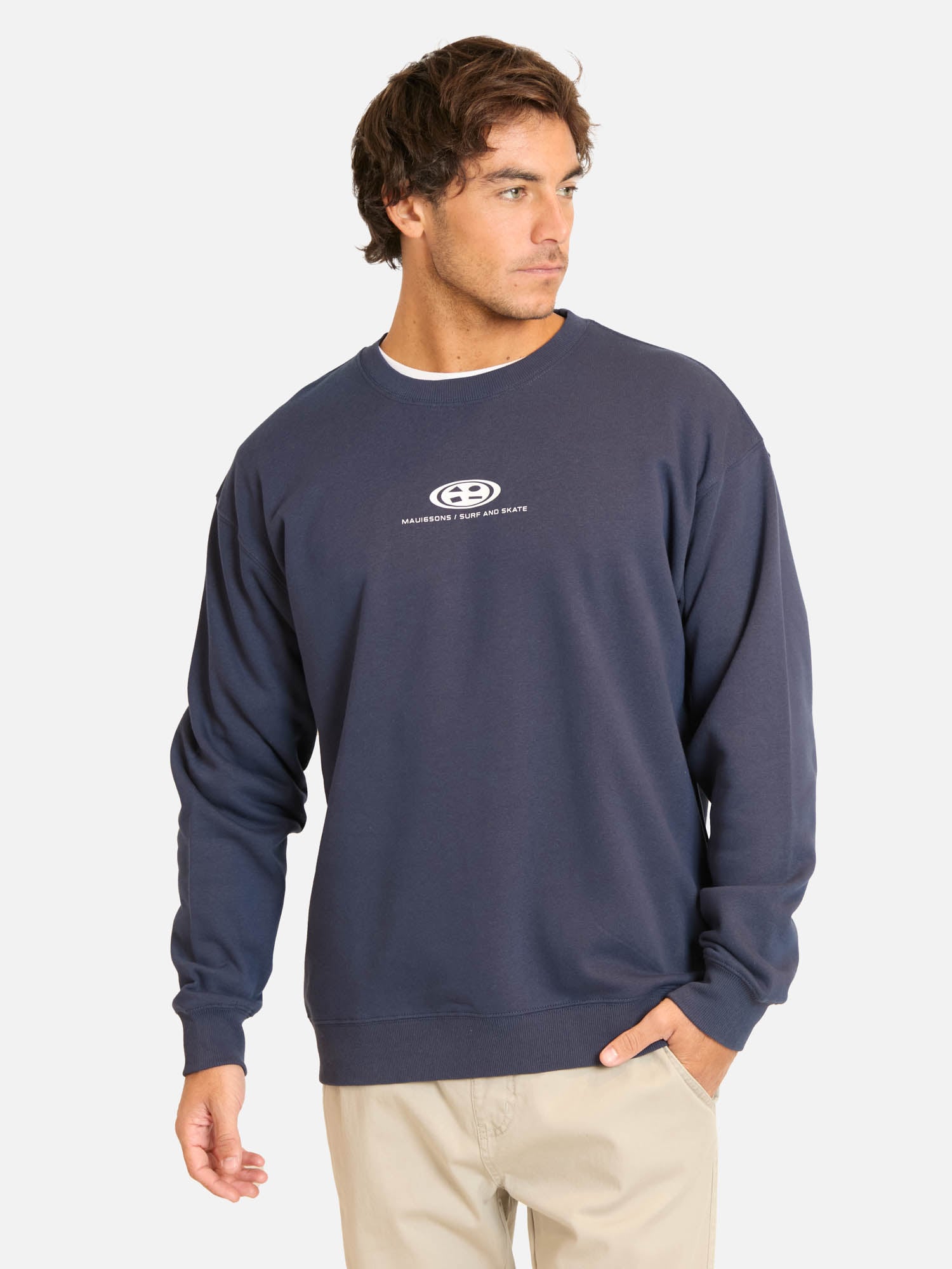 POLERON CR COSTAVIA AZUL HOMBRE MAUI AND SONS - 1