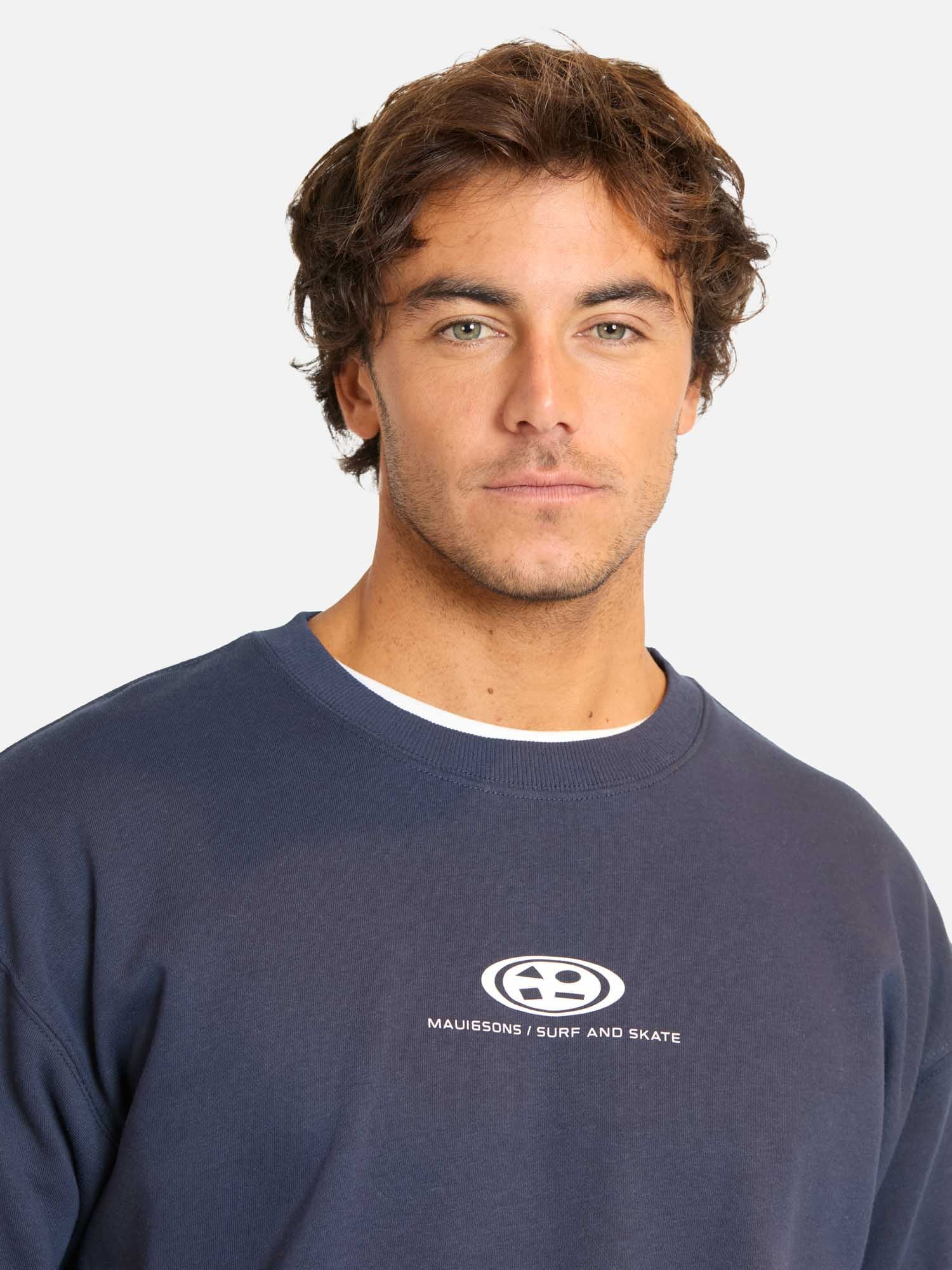 POLERON CR COSTAVIA AZUL HOMBRE MAUI AND SONS - 3