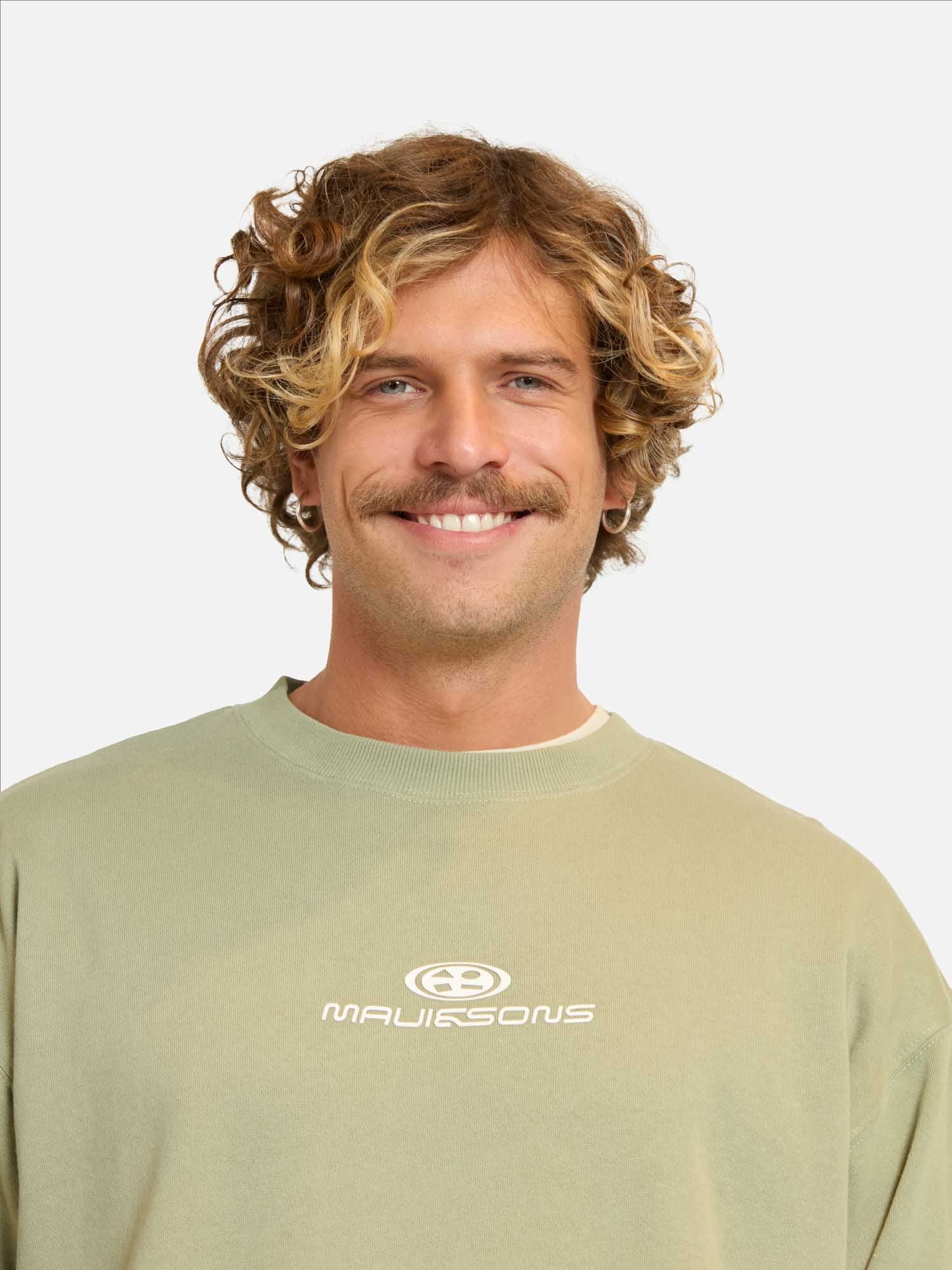POLERON CR FLOWTICA VERDE HOMBRE MAUI AND SONS - 3
