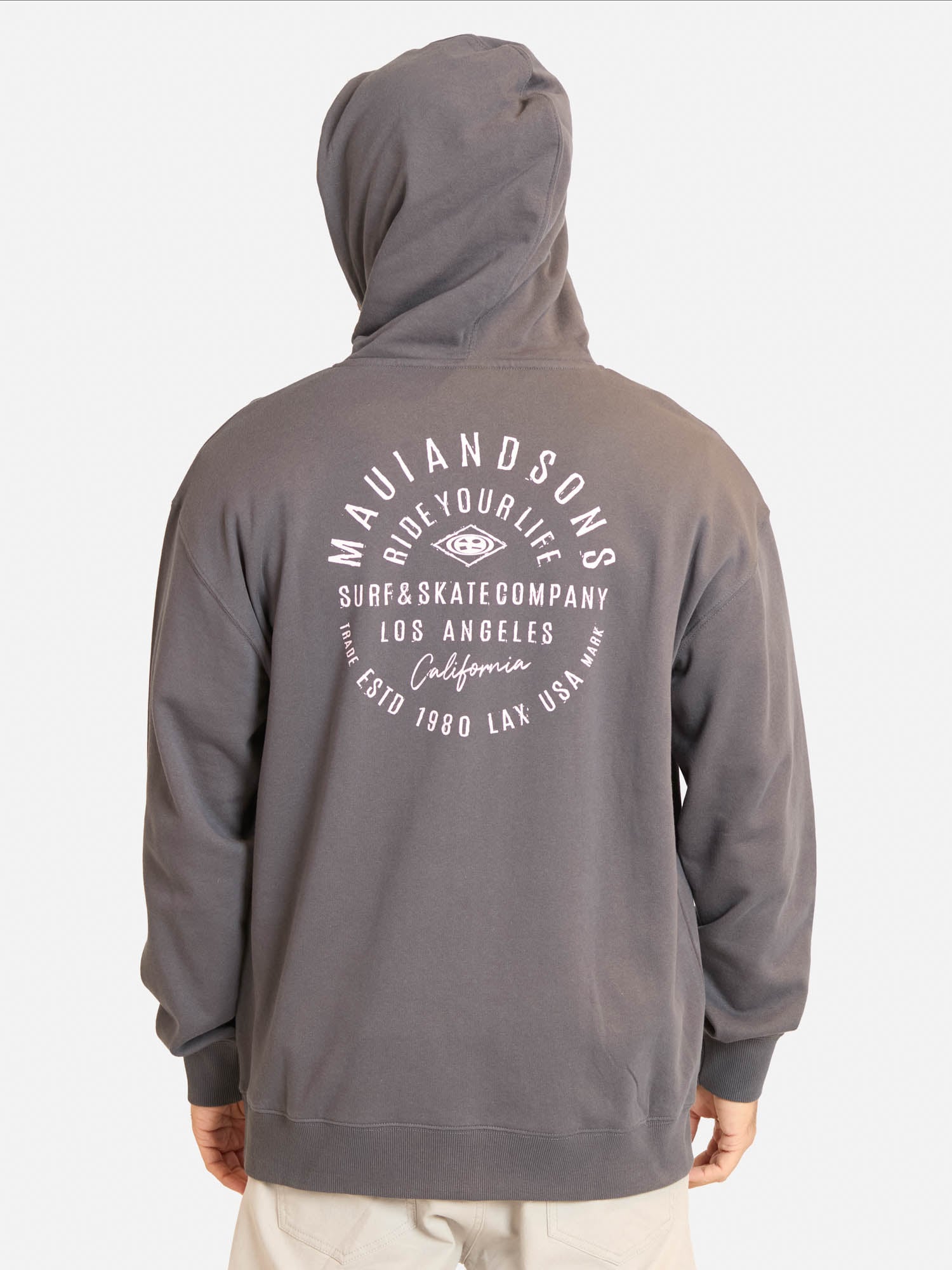 POLERON CANGURO SUNOMIA GRIS HOMBRE MAUI AND SONS - 2