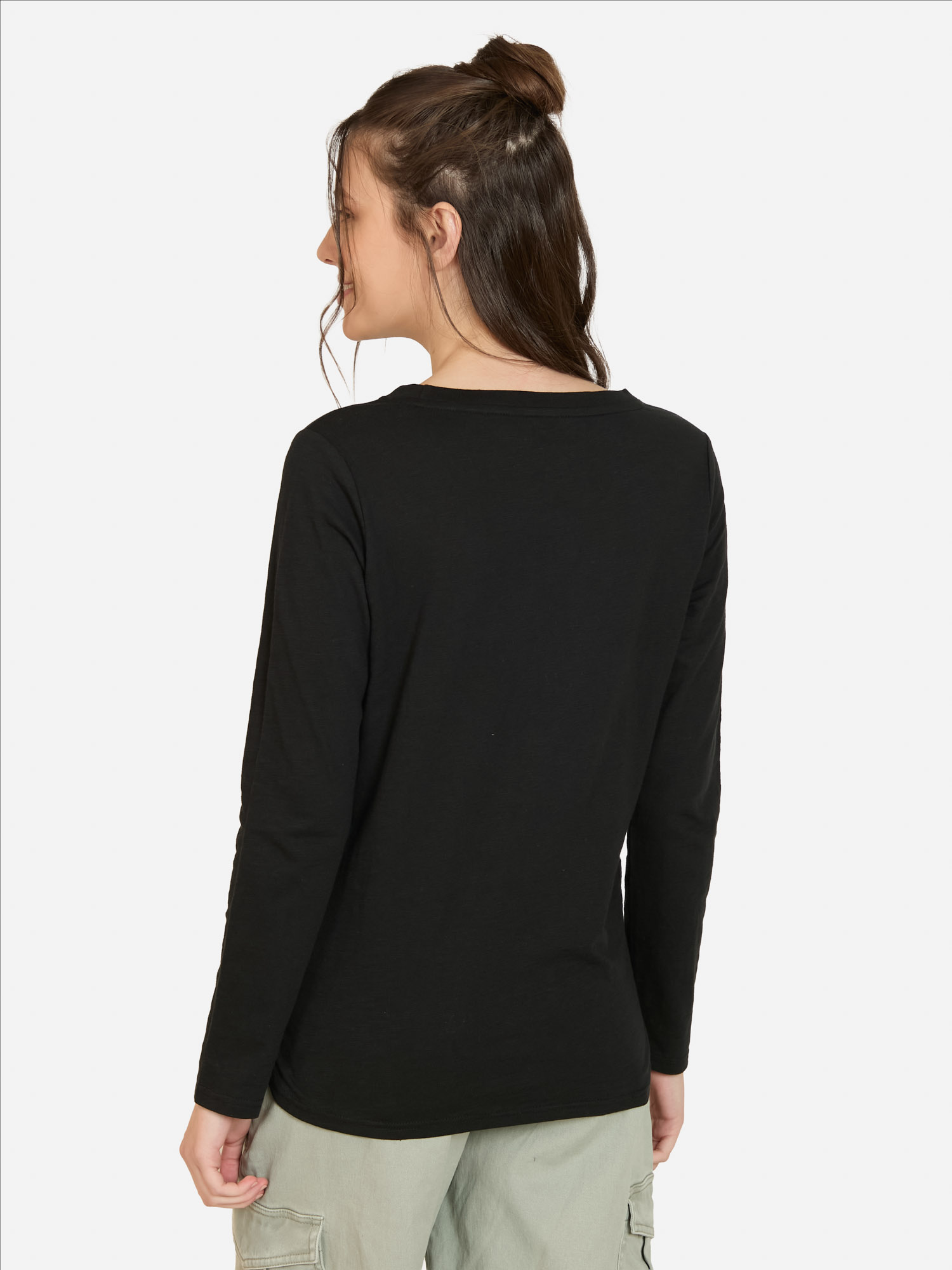 POLERA ML MAUREA EN COLOR NEGRO MUJER MAUI AND SONS - 2