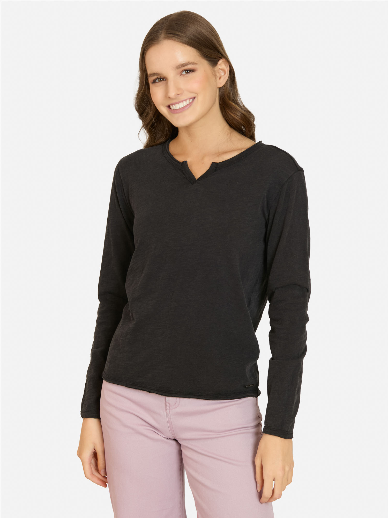 POLERA ML KALANI EN COLOR NEGRO MUJER MAUI AND SONS - 1