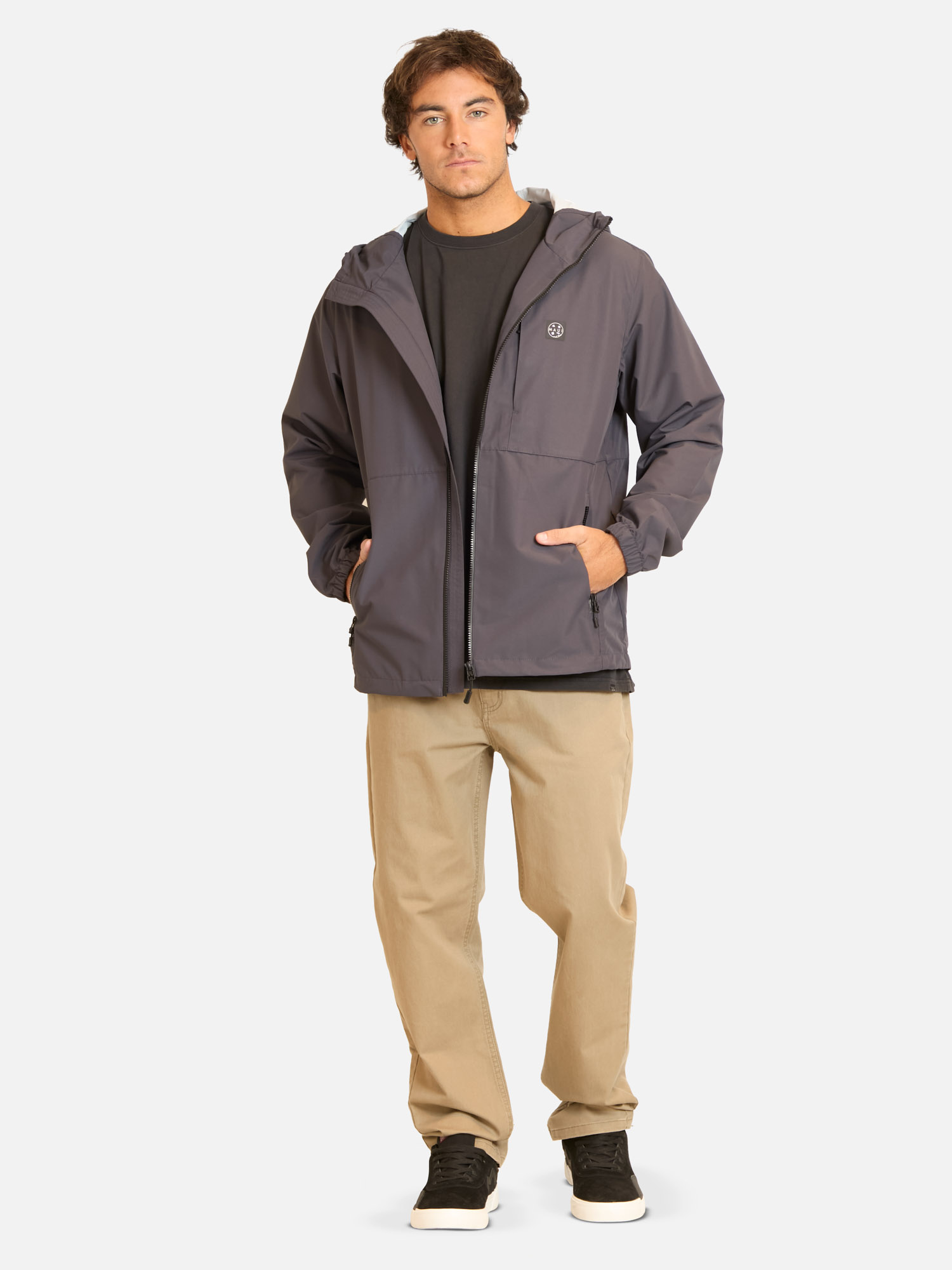 CORTAVIENTO ELAKAI GRIS HOMBRE MAUI AND SONS - 4