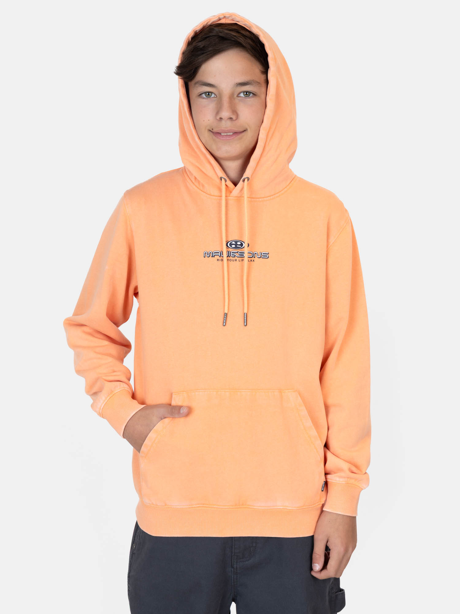 POLERON CANGURO SOLAYA NARANJA INFANTIL MAUI AND SONS - 1