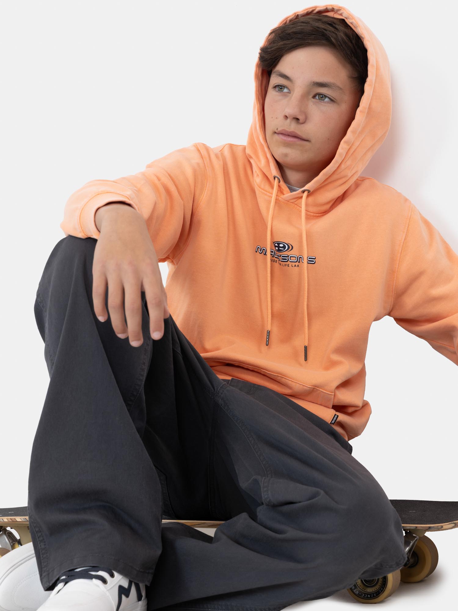 POLERON CANGURO SOLAYA NARANJA INFANTIL MAUI AND SONS - 4