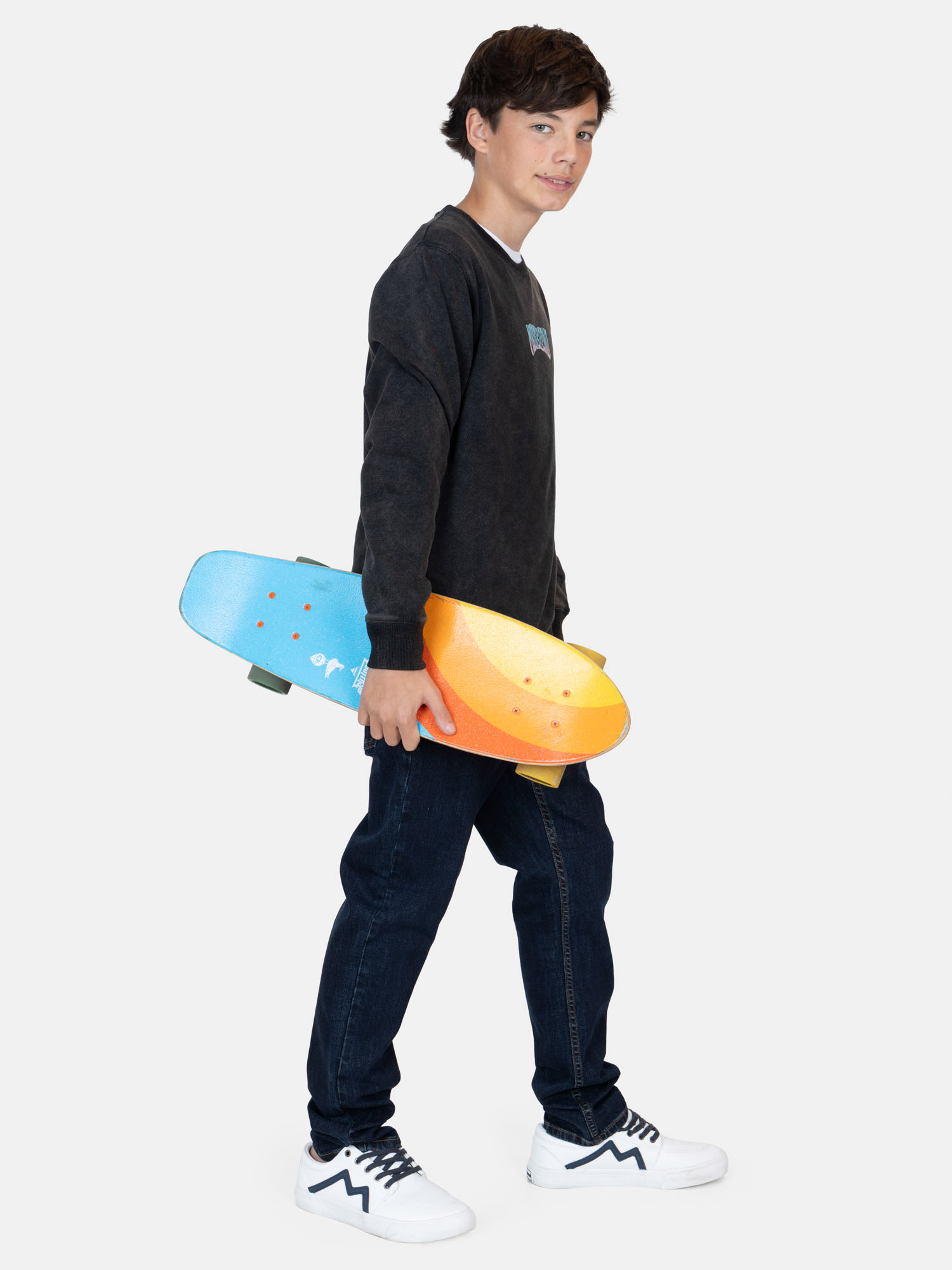 POLERON CR TYLIOR EN COLOR NEGRO INFANTIL MAUI AND SONS - 4