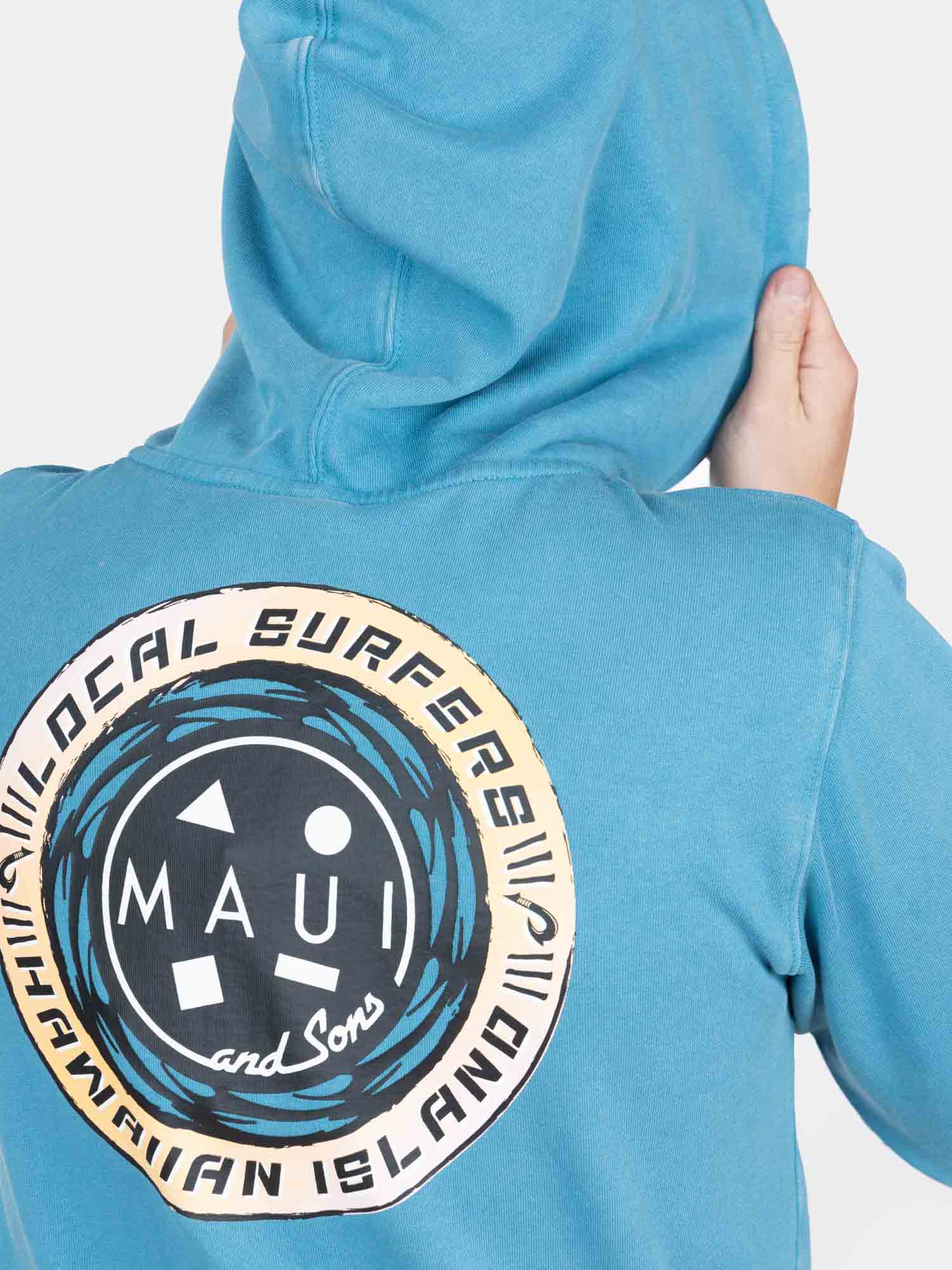 POLERON FZ  ORALIA CELESTE INFANTIL MAUI AND SONS - 3