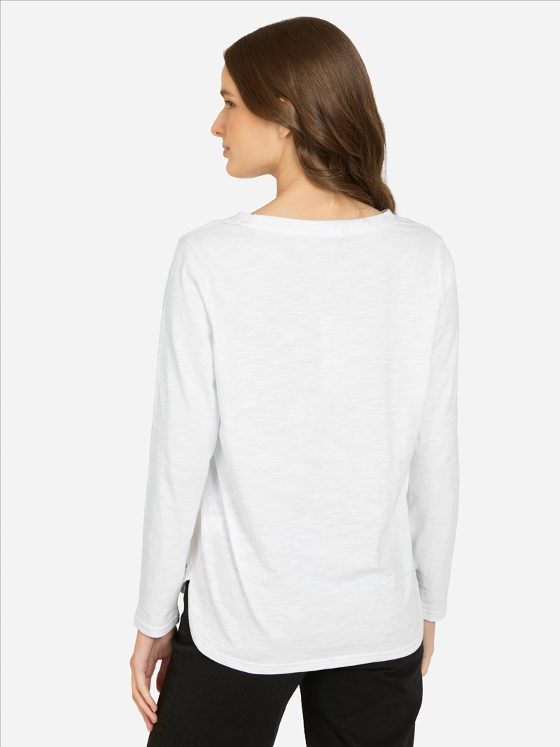 POLERA ML MAUREA EN COLOR BLANCO MUJER MAUI AND SONS - 2