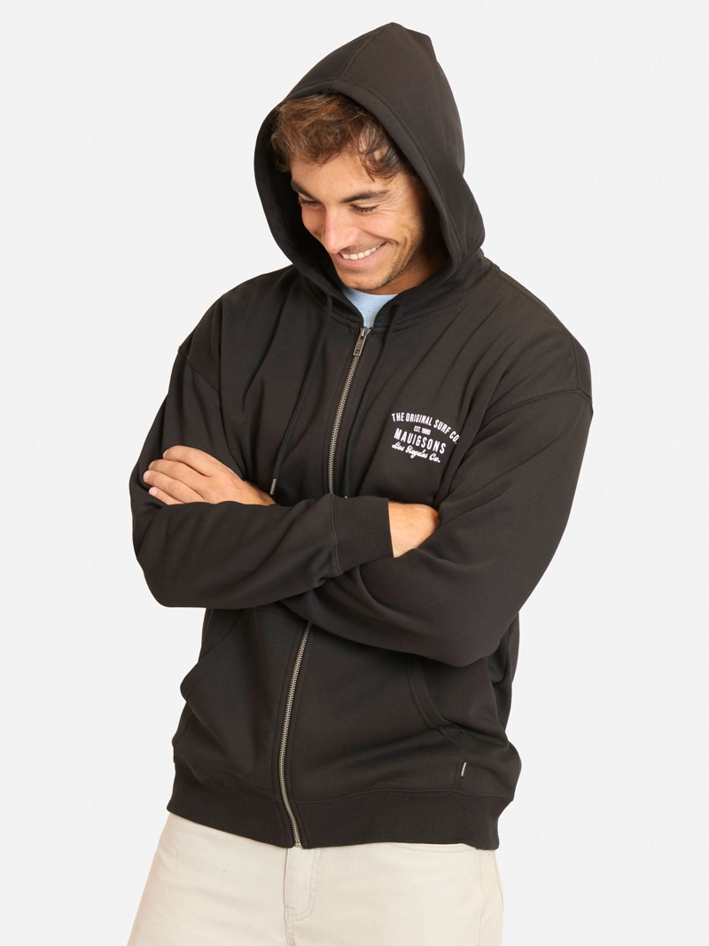 POLERON FZ BRISARIA EN COLOR NEGRO HOMBRE MAUI AND SONS - 1