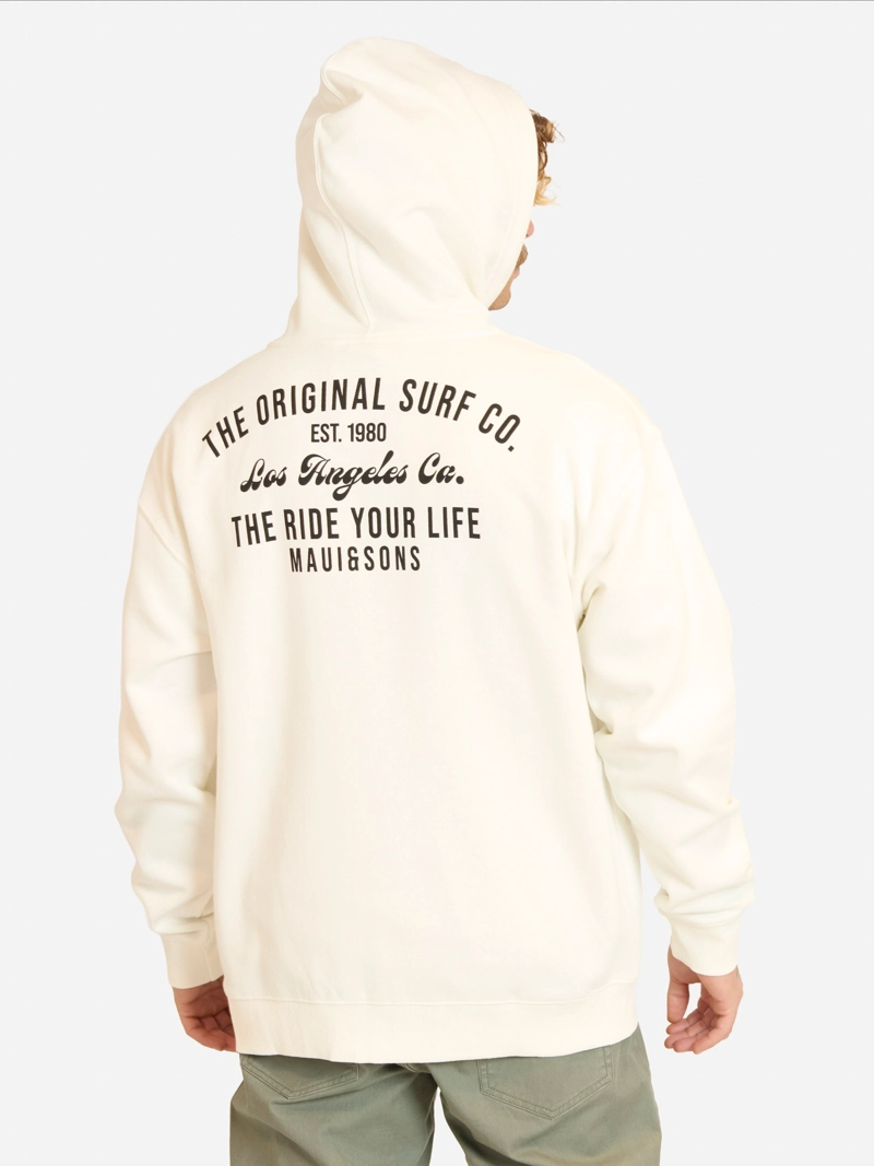 POLERON FZ PALMARIX EN COLOR BLANCO HOMBRE MAUI AND SONS - 2