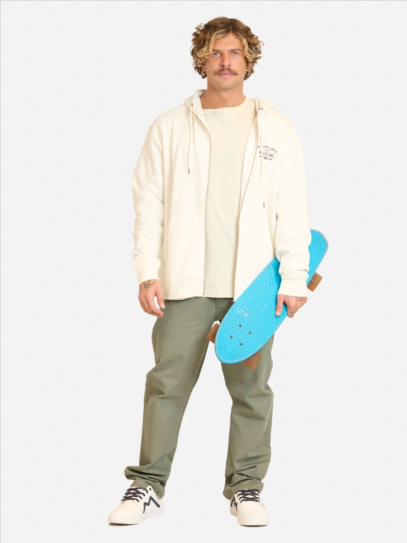 POLERON FZ PALMARIX EN COLOR BLANCO HOMBRE MAUI AND SONS - 4