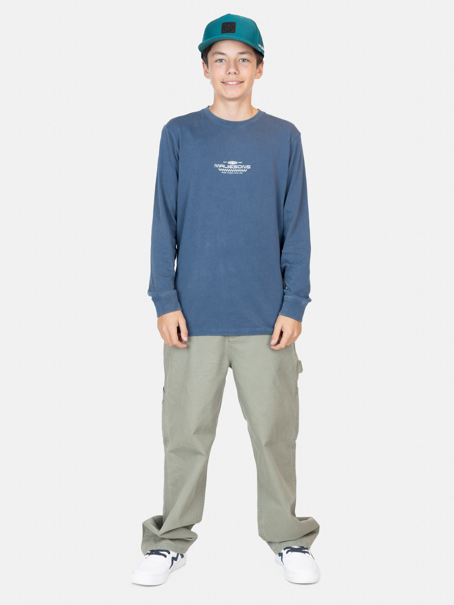 POLERA ML SUNNY CELESTE INFANTIL MAUI AND SONS - 4