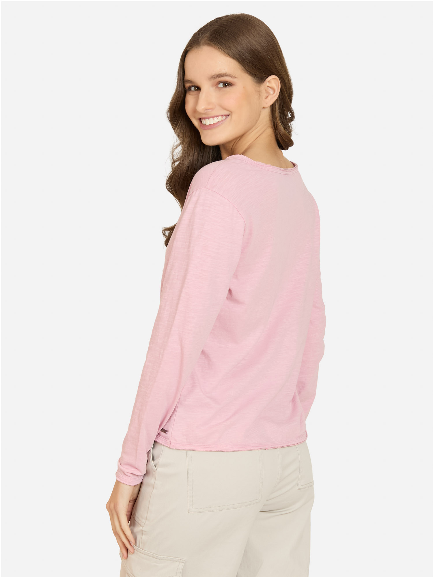 POLERA ML KALANI ROSADO MUJER MAUI AND SONS - 2