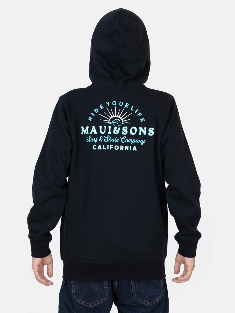POLERON FZ  KALIRA EN COLOR NEGRO INFANTIL MAUI AND SONS - 2
