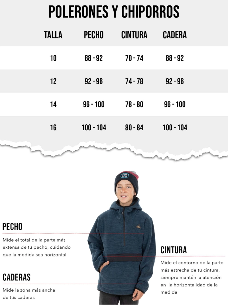 POLERON FZ  KALIRA EN COLOR NEGRO INFANTIL MAUI AND SONS - 5