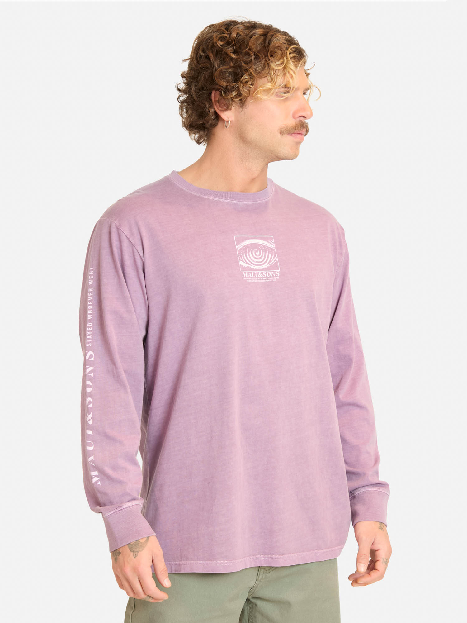 POLERA ML MESUF BURDEO HOMBRE MAUI AND SONS - 1