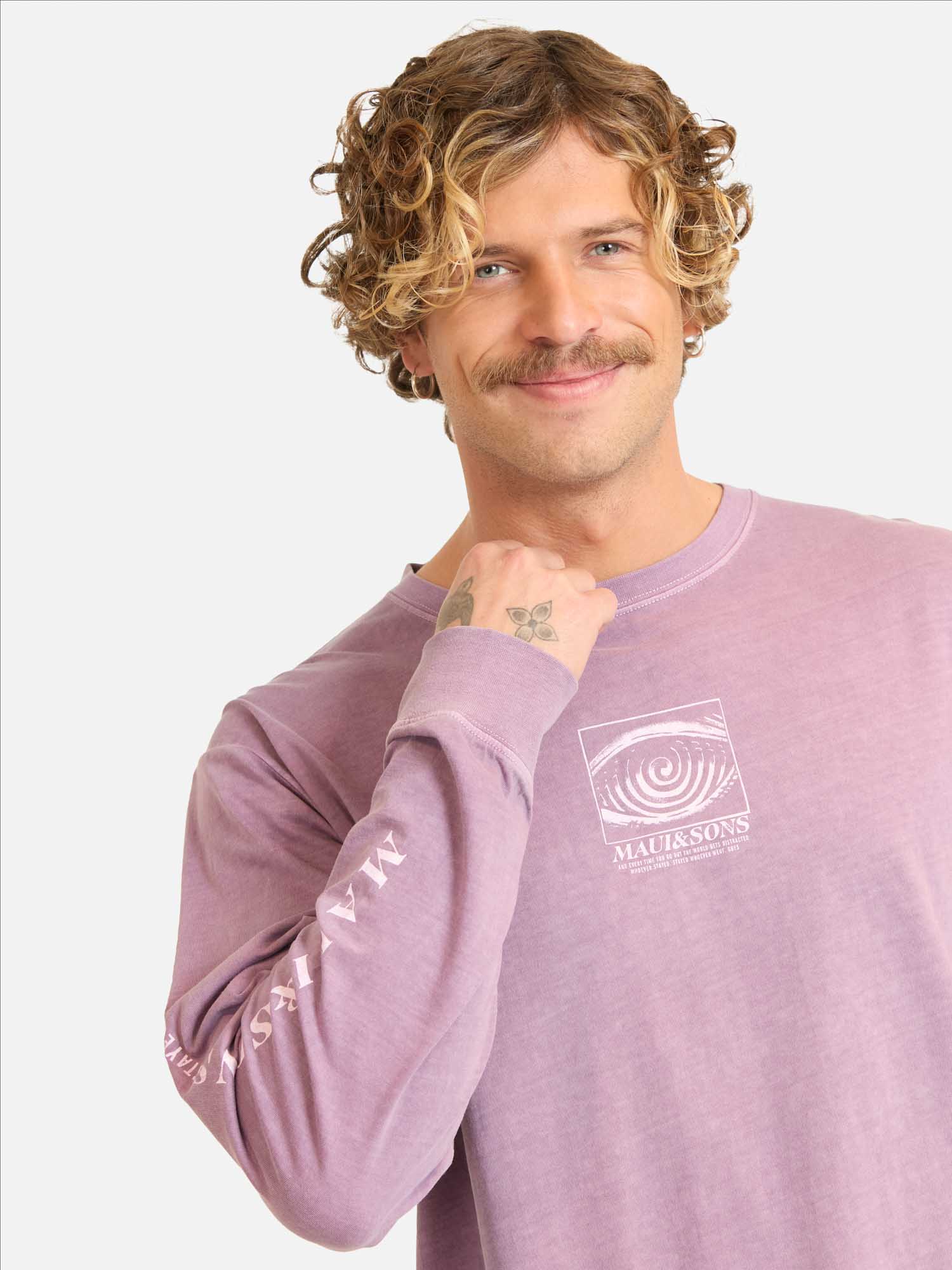 POLERA ML MESUF BURDEO HOMBRE MAUI AND SONS - 3
