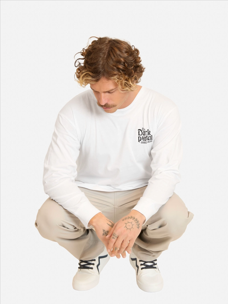 POLERA ML NUTEK EN COLOR BLANCO HOMBRE MAUI AND SONS - 1