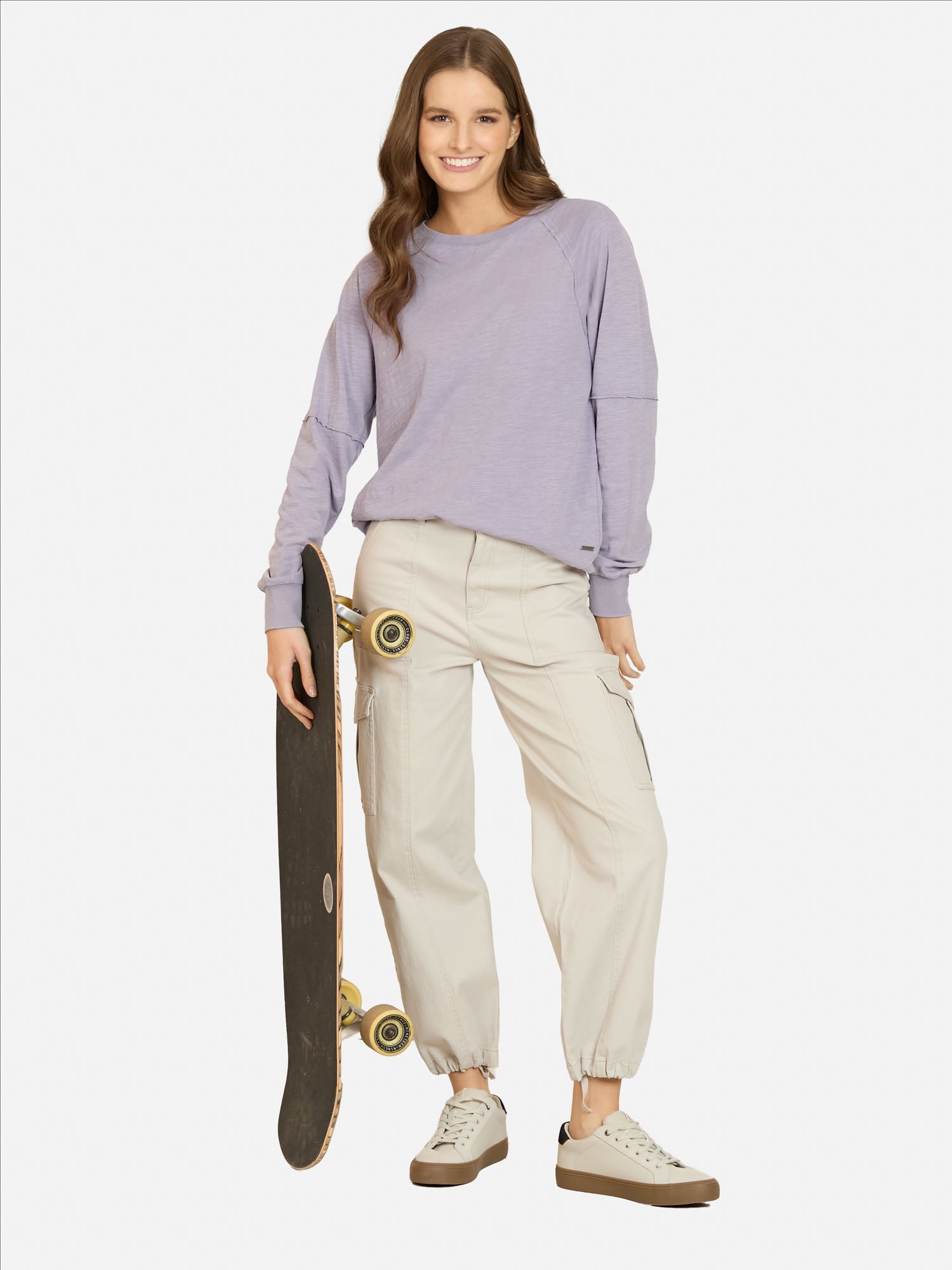 POLERA ML ZEPHIRA MORADO MUJER MAUI AND SONS - 4
