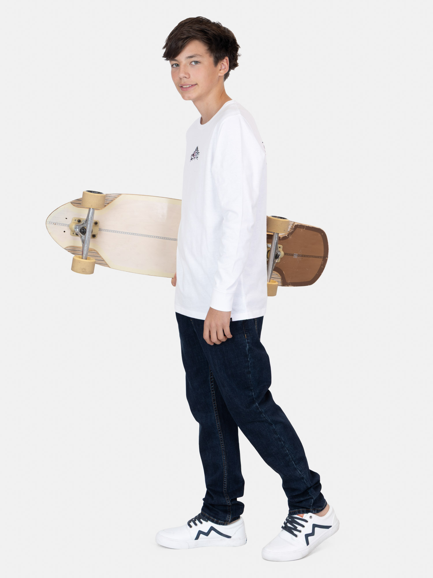 POLERA ML ZKIN EN COLOR BLANCO INFANTIL MAUI AND SONS - 4