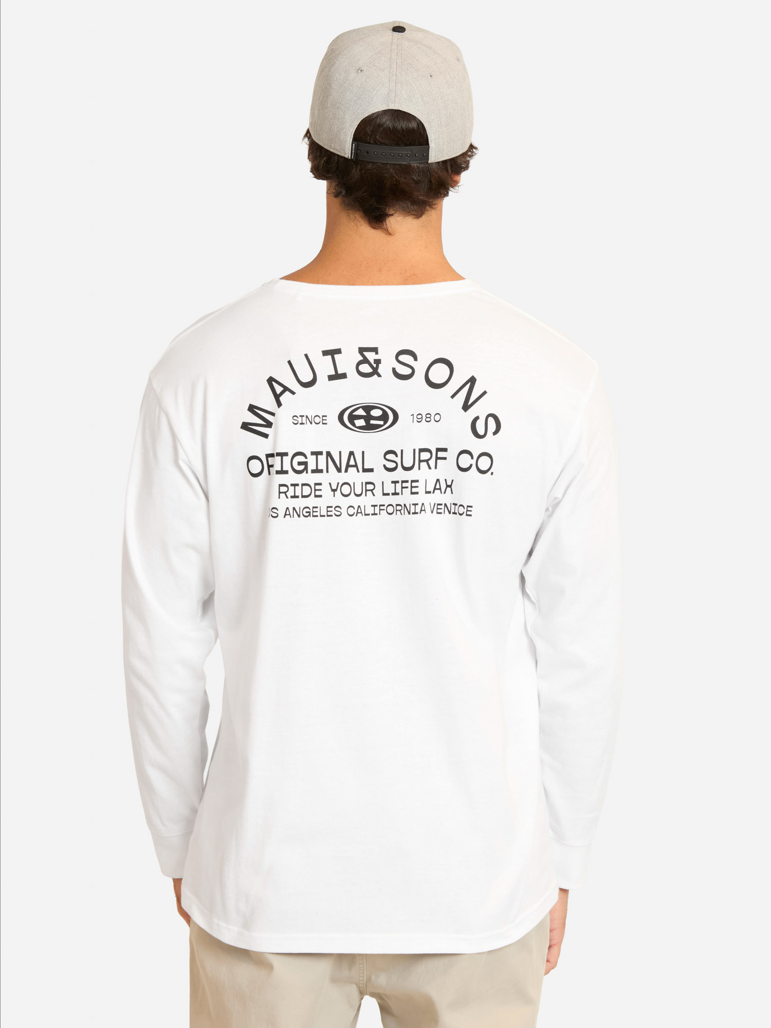 POLERA ML PIREL EN COLOR BLANCO HOMBRE MAUI AND SONS - 2