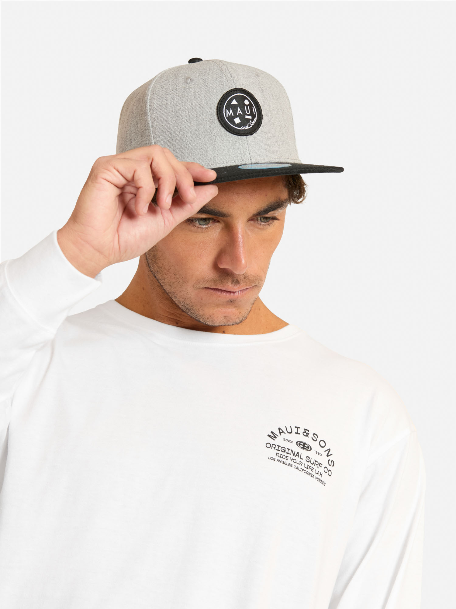 POLERA ML PIREL EN COLOR BLANCO HOMBRE MAUI AND SONS - 3